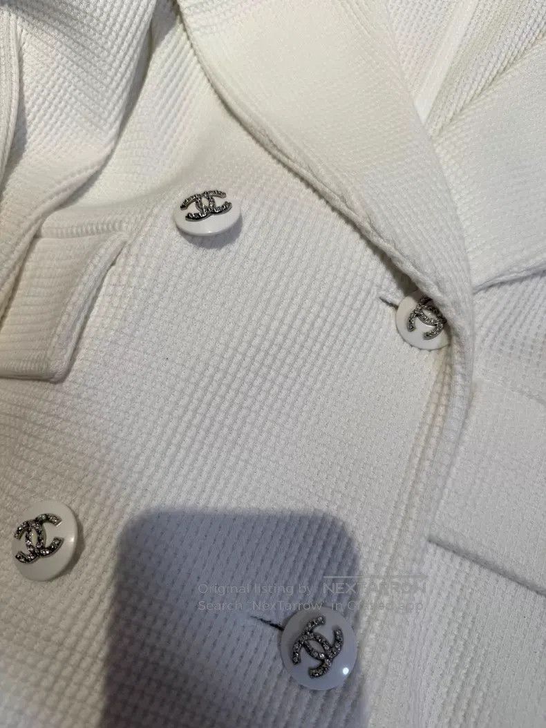 Chanel Chanel 21C white waff coat Size XS / US 0-2 / IT 36-38 - 5 Thumbnail