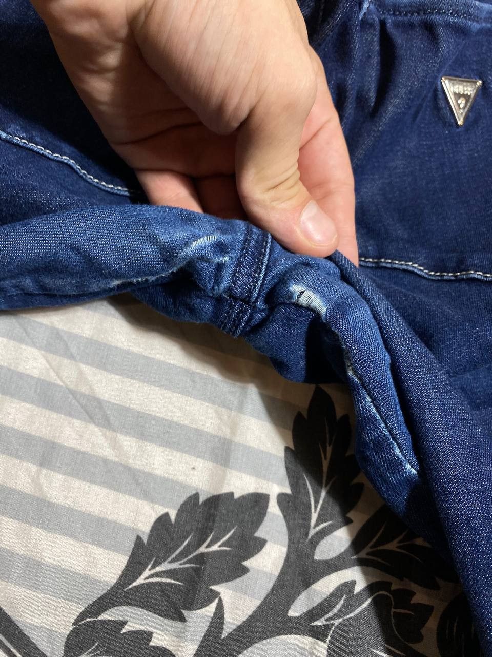 Guess × Vintage Guess Vintage Denim Pants Blue Jeans 90s SKINNY MID Size US 34 / EU 50 - 4 Thumbnail