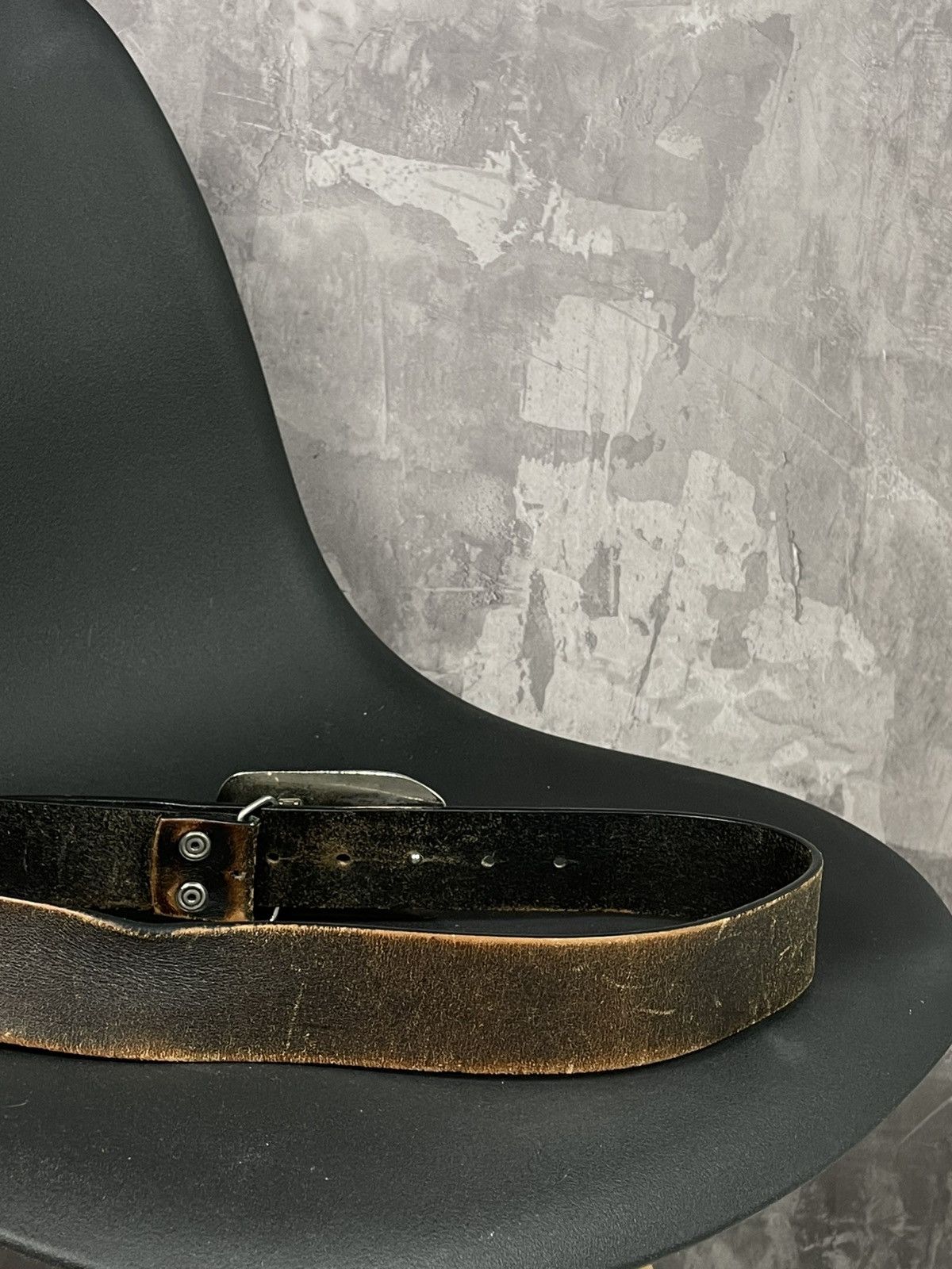Japanese Brand × Levi's Levi’s Vintage Metal Buckle belt Brown Leather Size ONE SIZE - 7 Thumbnail