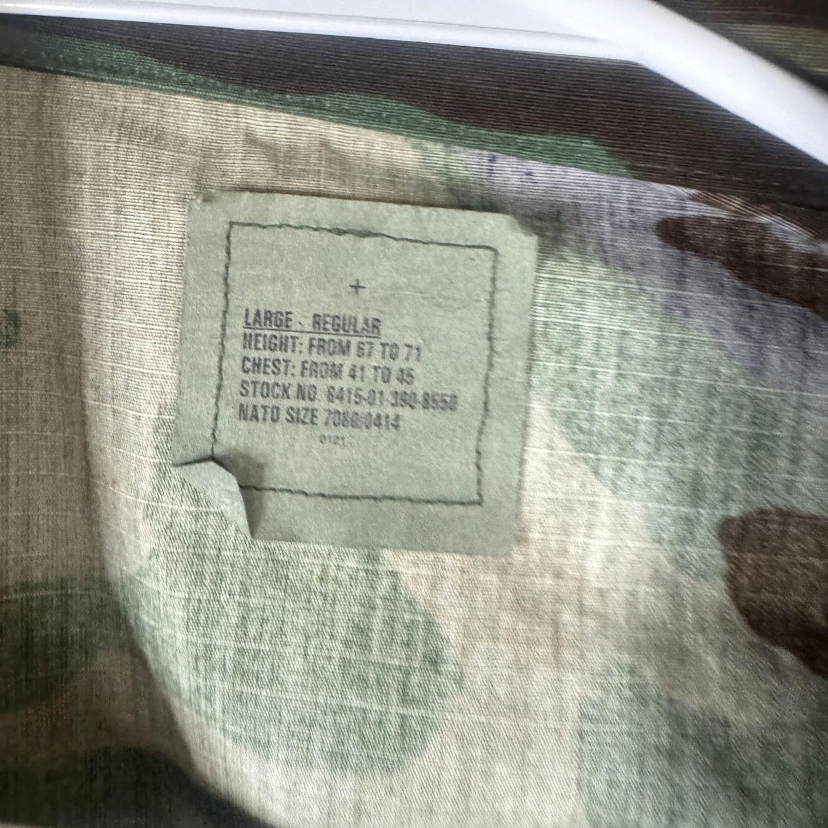 American Apparel American Apparel Jacket Mens L Green Camo US Army BDU Combat Button Front Size US L / EU 52-54 / 3 - 6 Thumbnail