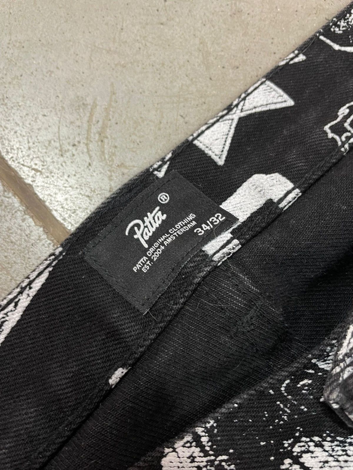 Patta Patta Jeans Monogram All Over Print Size US 34 / EU 50 - 9 Thumbnail