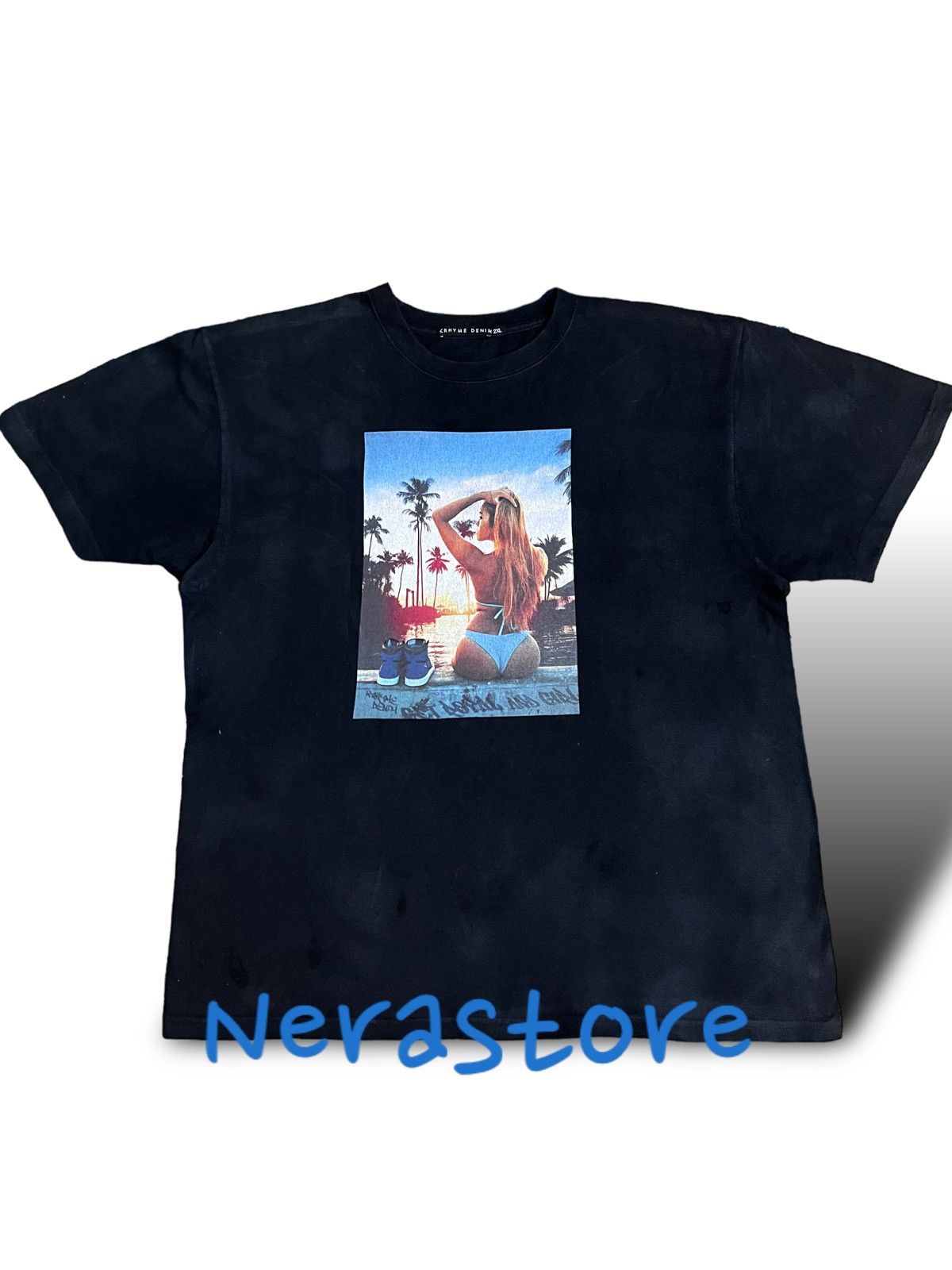 Japanese Brand × Vintage Vintage Krhyme Denim Nude Print Hysteric Glamour Style Size US XXL / EU 58 / 5 - 2 Thumbnail