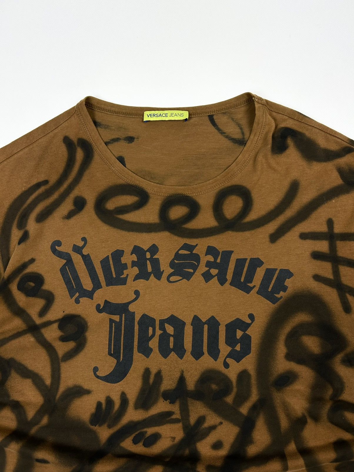 Dolce & Gabbana × Versace Versace Jeans print Logo Tee T-shirt Size US M / EU 48-50 / 2 - 2 Thumbnail