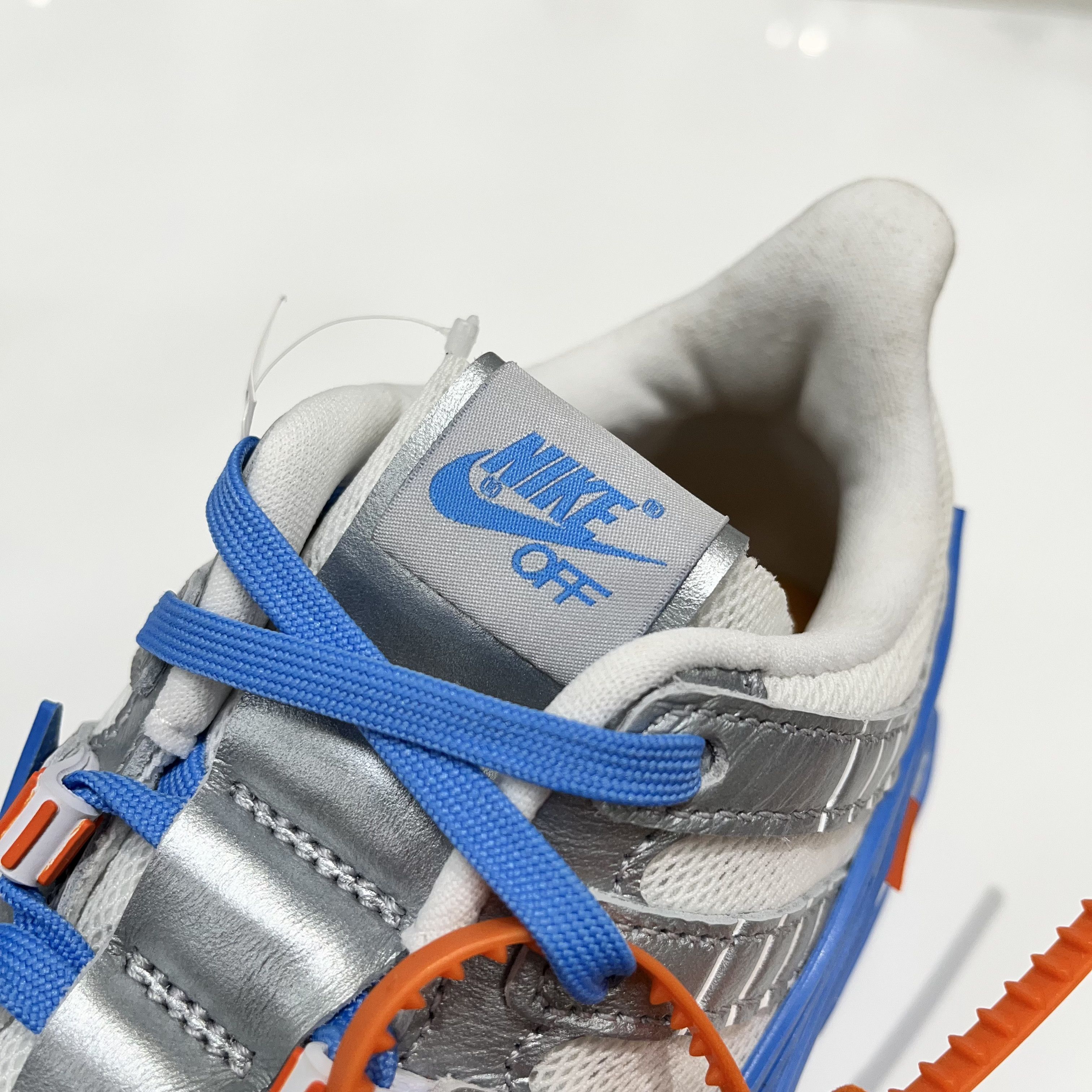 Nike × Off-White NIKE DUNK RUBBER LOW X OFF-WHITE UNIVERSITY BLUE Size US 9.5 / EU 42-43 - 16 Thumbnail
