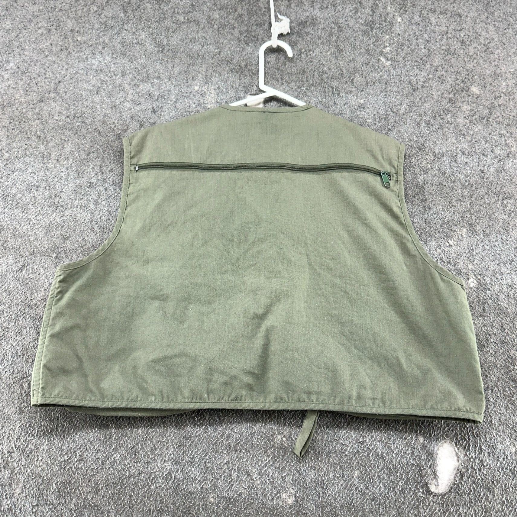 Vintage VINTAGE Solitude Vest Mens L Green Nylon Full Zip Fishing Hunting 90s Military Pattern Insulated Pockets Size US L / EU 52-54 / 3 - 6 Thumbnail
