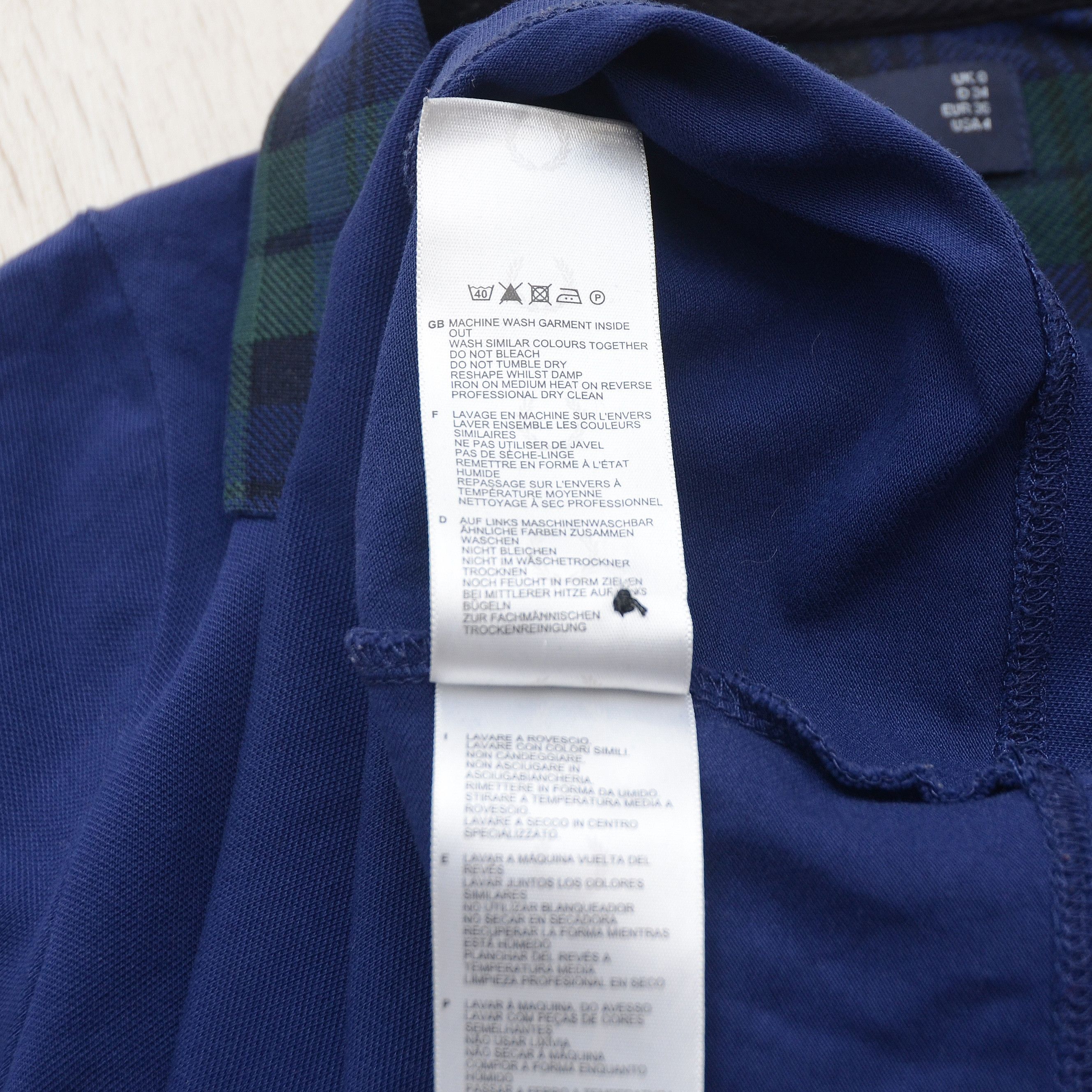 Fred Perry FRED PERRY Womens Polo Shirt UK 8 US 4 Navy Casual Size S / US 4 / IT 40 - 11 Thumbnail