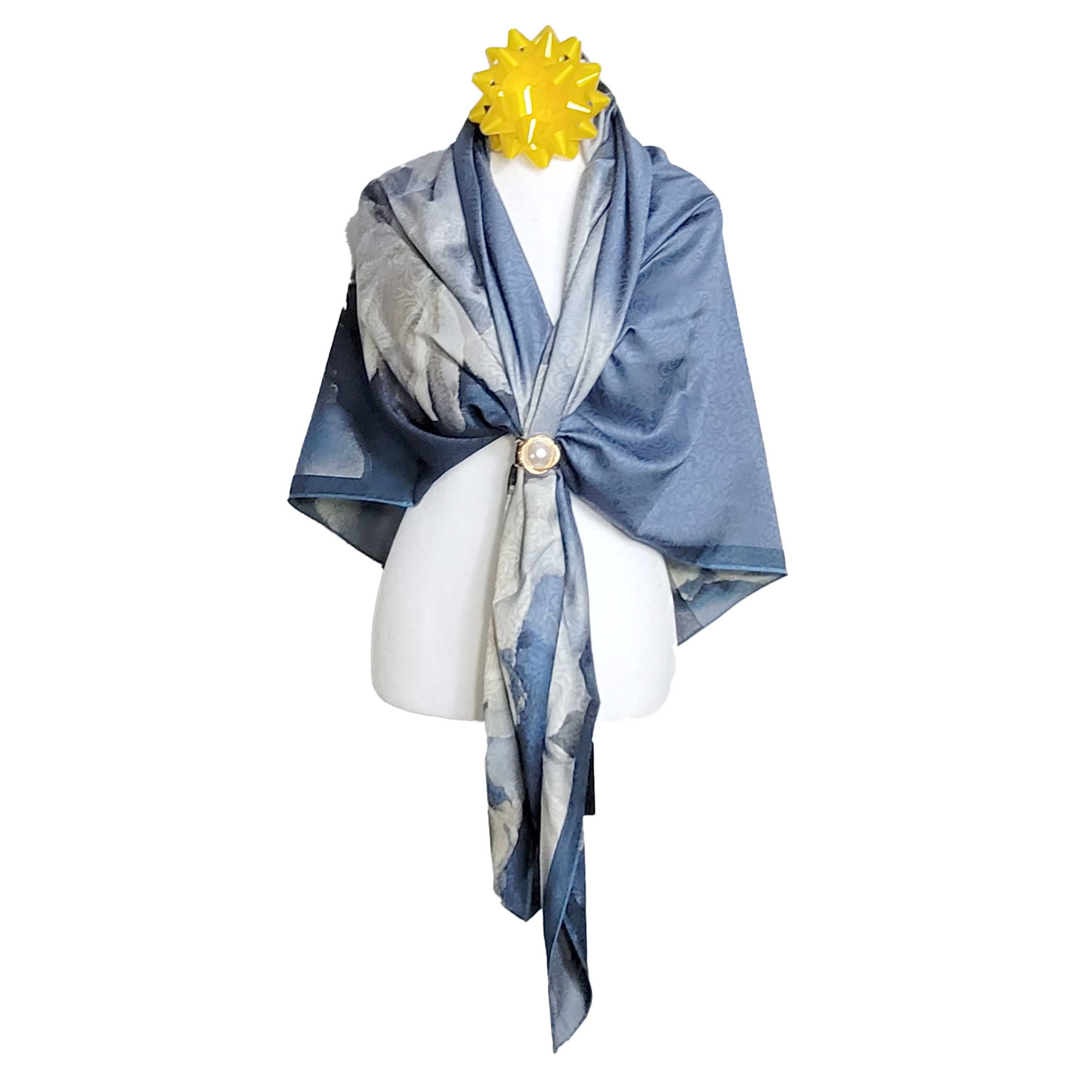 Other NWT Double Sided Silk Scarf 52"x52" Large Square Wrap 3207 Size ONE SIZE - 9 Thumbnail