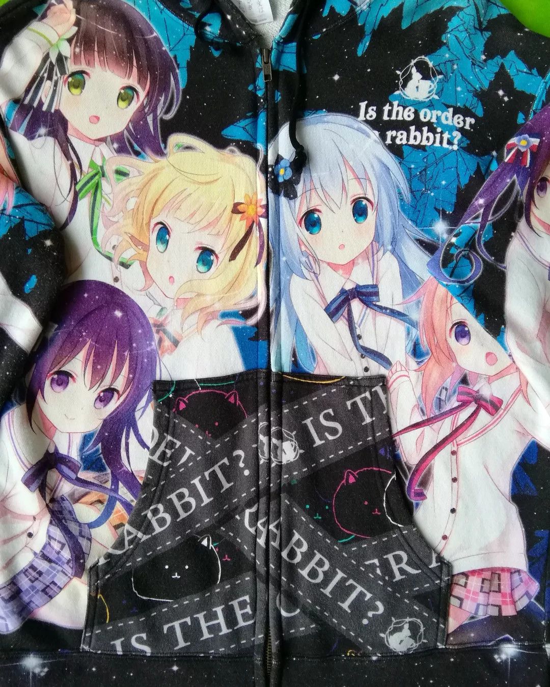 Anime Gochiusa Is the Order a Rabbit? AOP Cospa Anime Hoodie Size US L / EU 52-54 / 3 - 2 Thumbnail