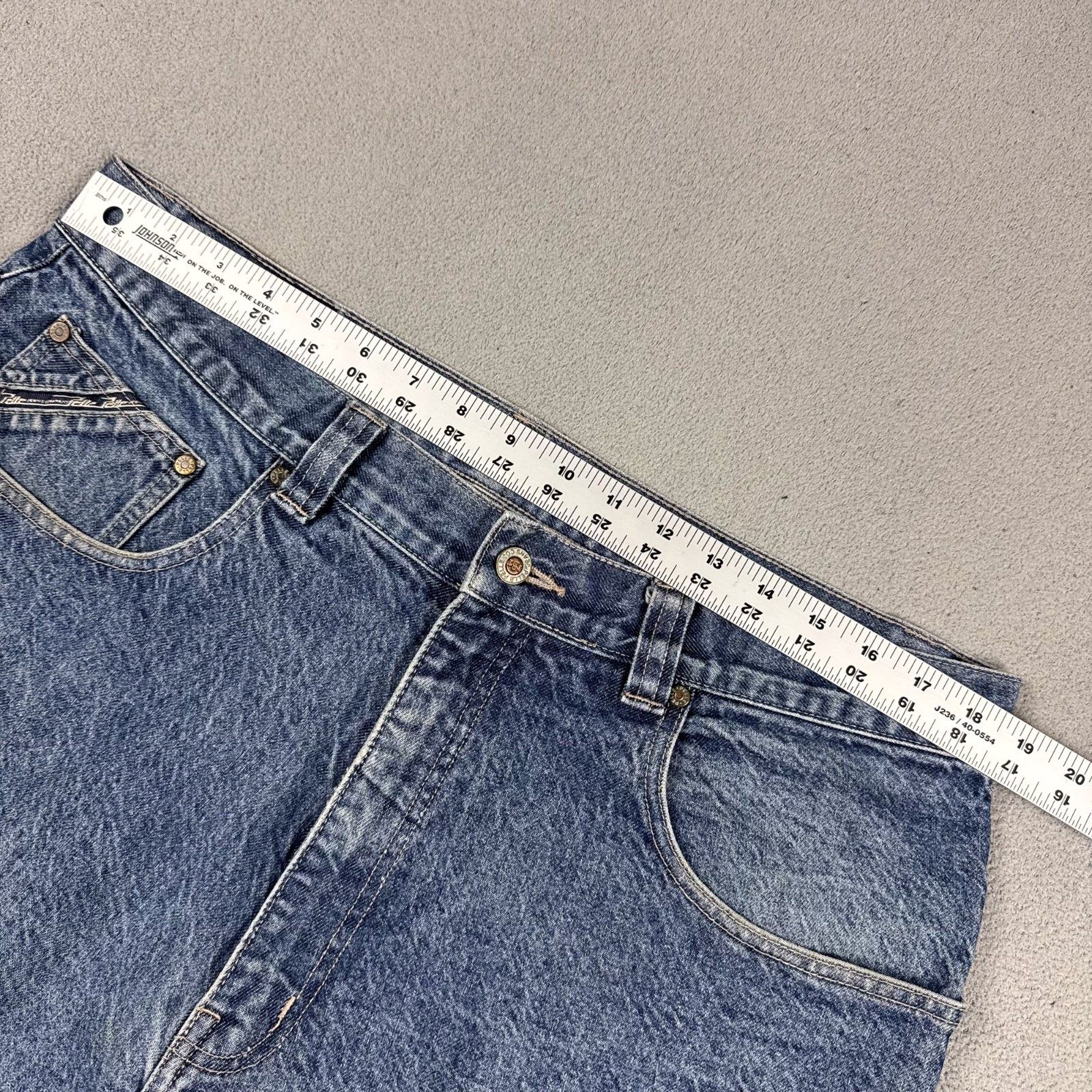 Pelle Pelle Pelle Pelle Denim Shorts 38 Jorts Baggy Skater Y2K 90s Size US 38 / EU 54 - 3 Thumbnail
