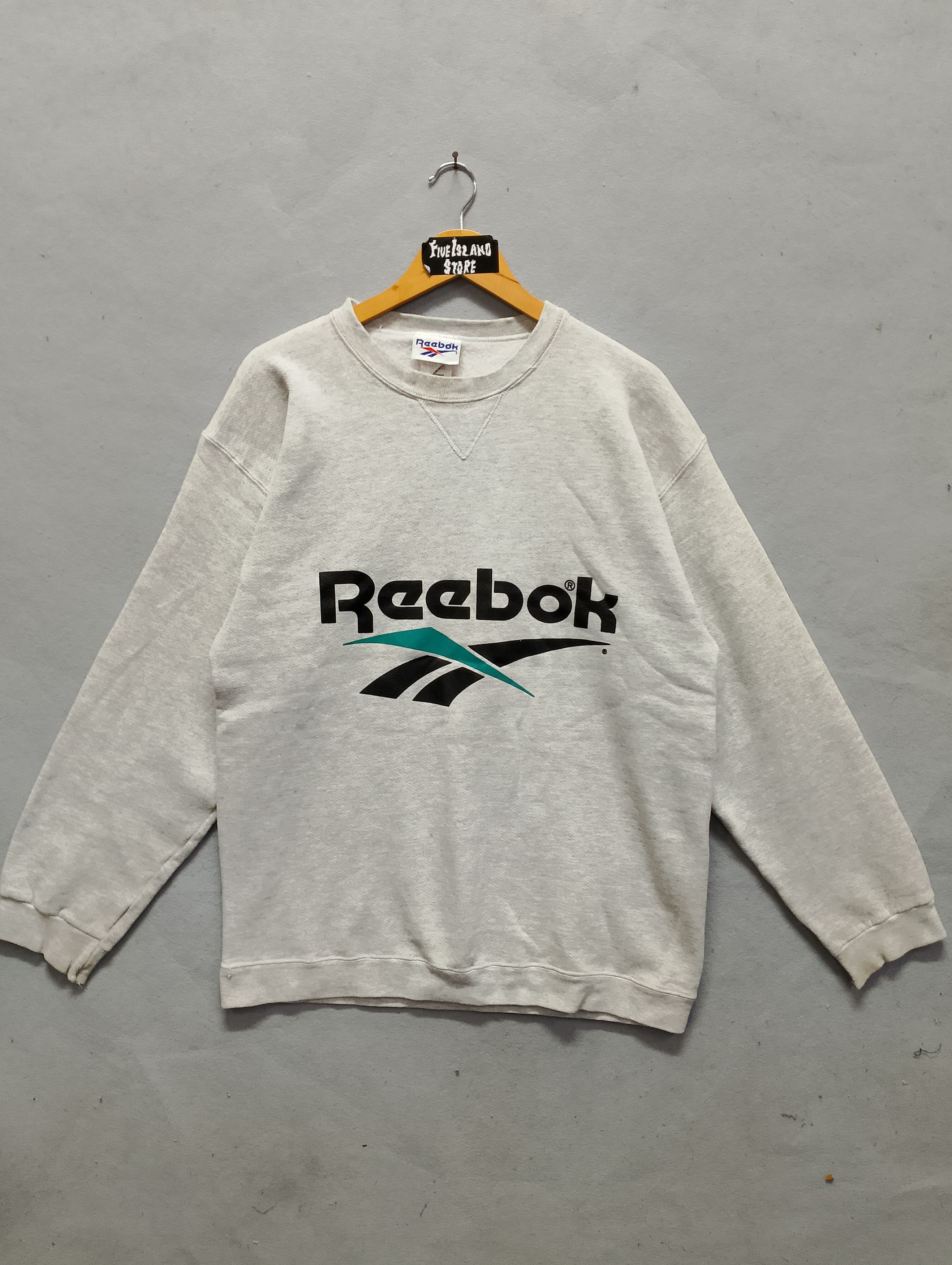 Reebok Vintage Reebok Big Logo Crewneck Sweatshirt Made in USA Size US L / EU 52-54 / 3 - 2 Thumbnail