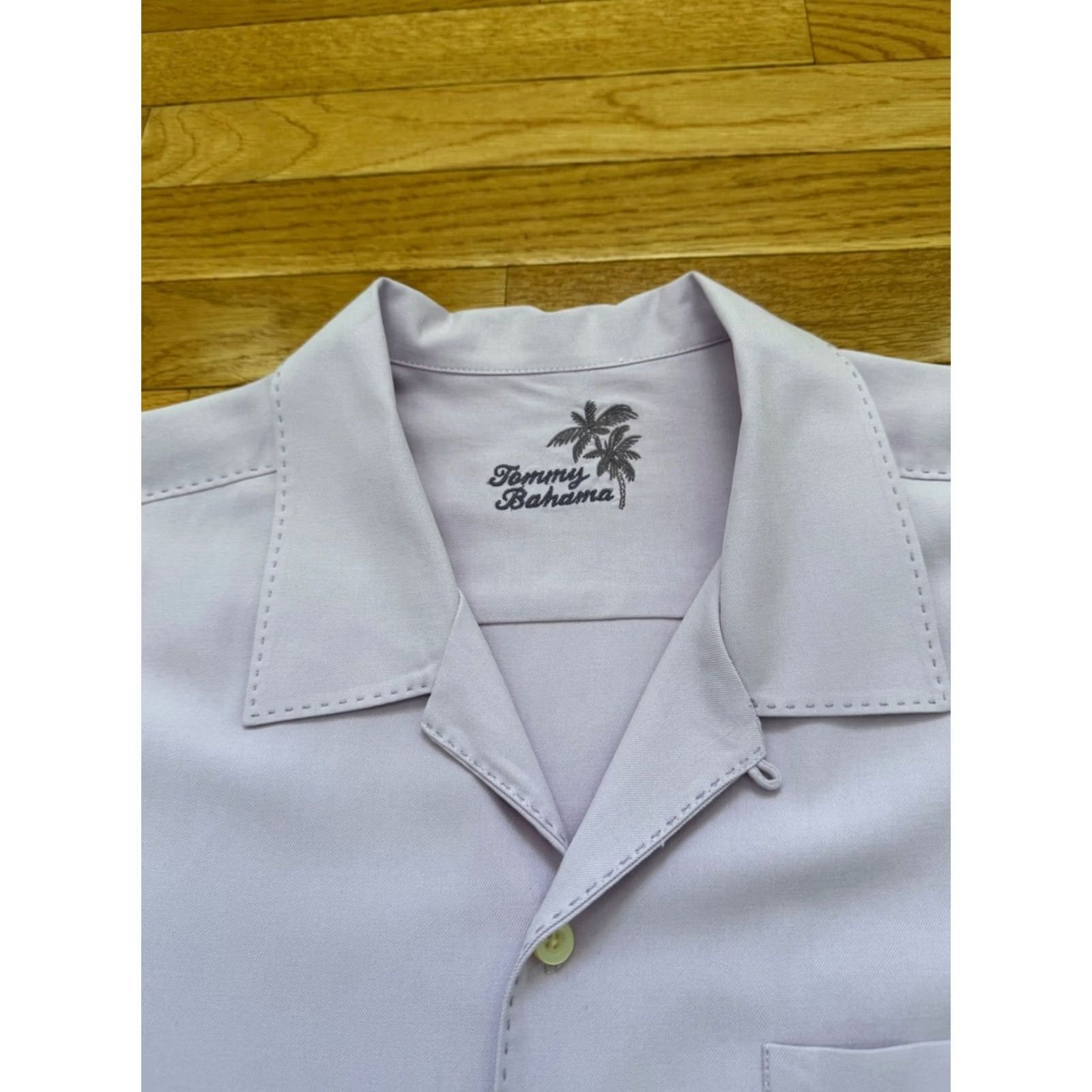 Tommy Bahama VINTAGE Tommy Bahama Short Sleeve Button Up 100% Silk Hawaiian Shirt Mens XL Purple Size US XL / EU 56 / 4 - 3 Thumbnail