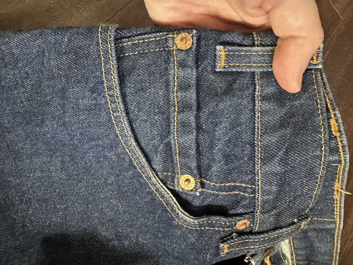 Levi's Vintage MiUSA 505 straight leg indigo raw denim jeans Size US 34 / EU 50 - 5 Thumbnail