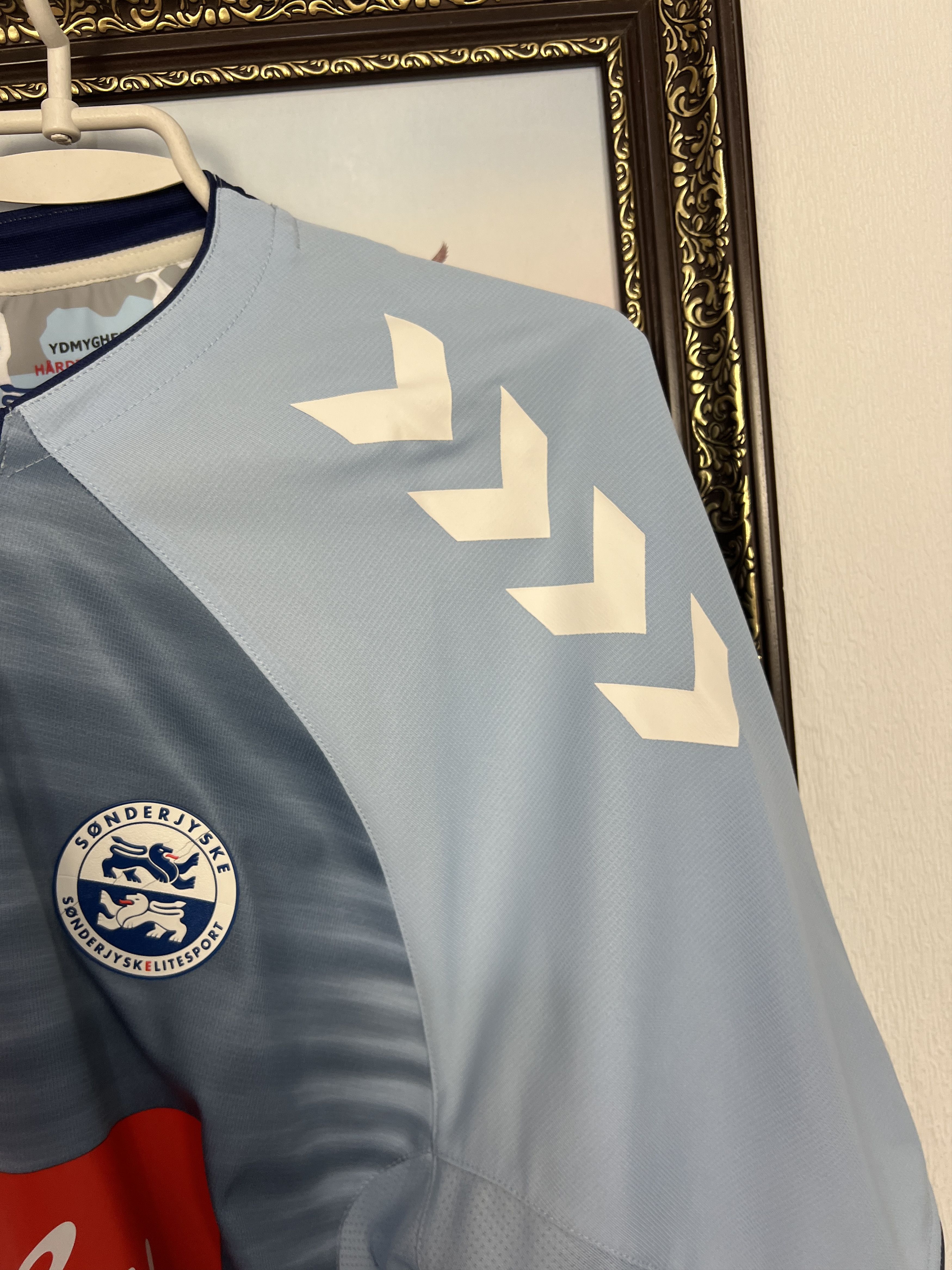 Hummel SonderjyskE football shirt Soccer Jersey Trikot Size 4XL Size US XXL / EU 58 / 5 - 4 Thumbnail