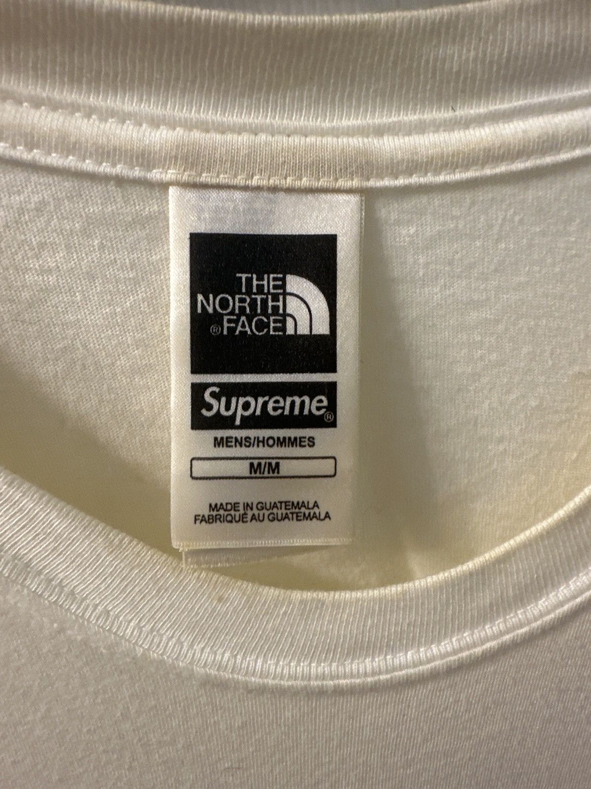 Supreme × The North Face Supreme x The North Face Metallic Logo White Tee Size US M / EU 48-50 / 2 - 3 Thumbnail