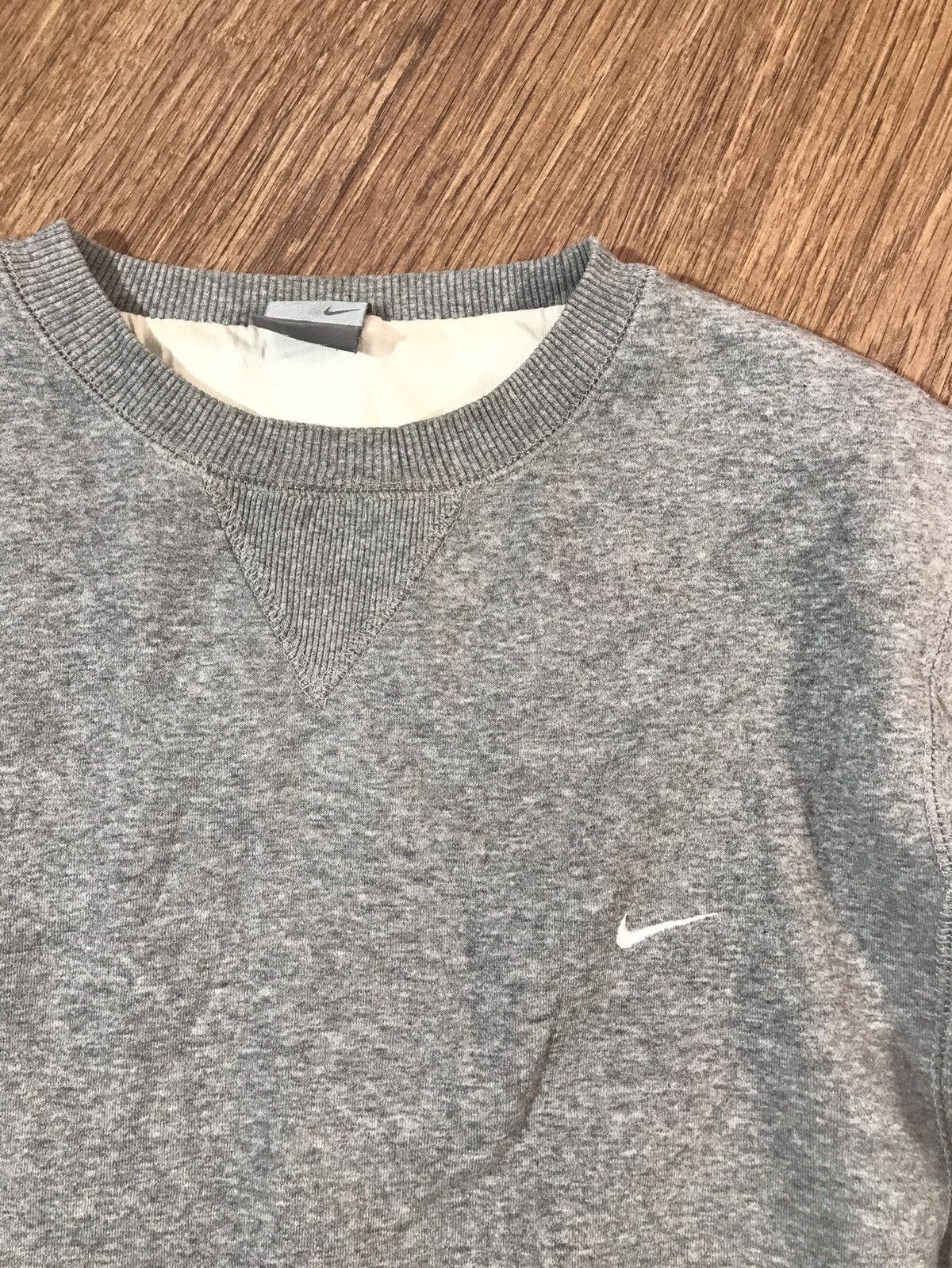 Nike × Vintage Nike Vintage Grey Sweatshirt Size L Size US L / EU 52-54 / 3 - 2 Thumbnail