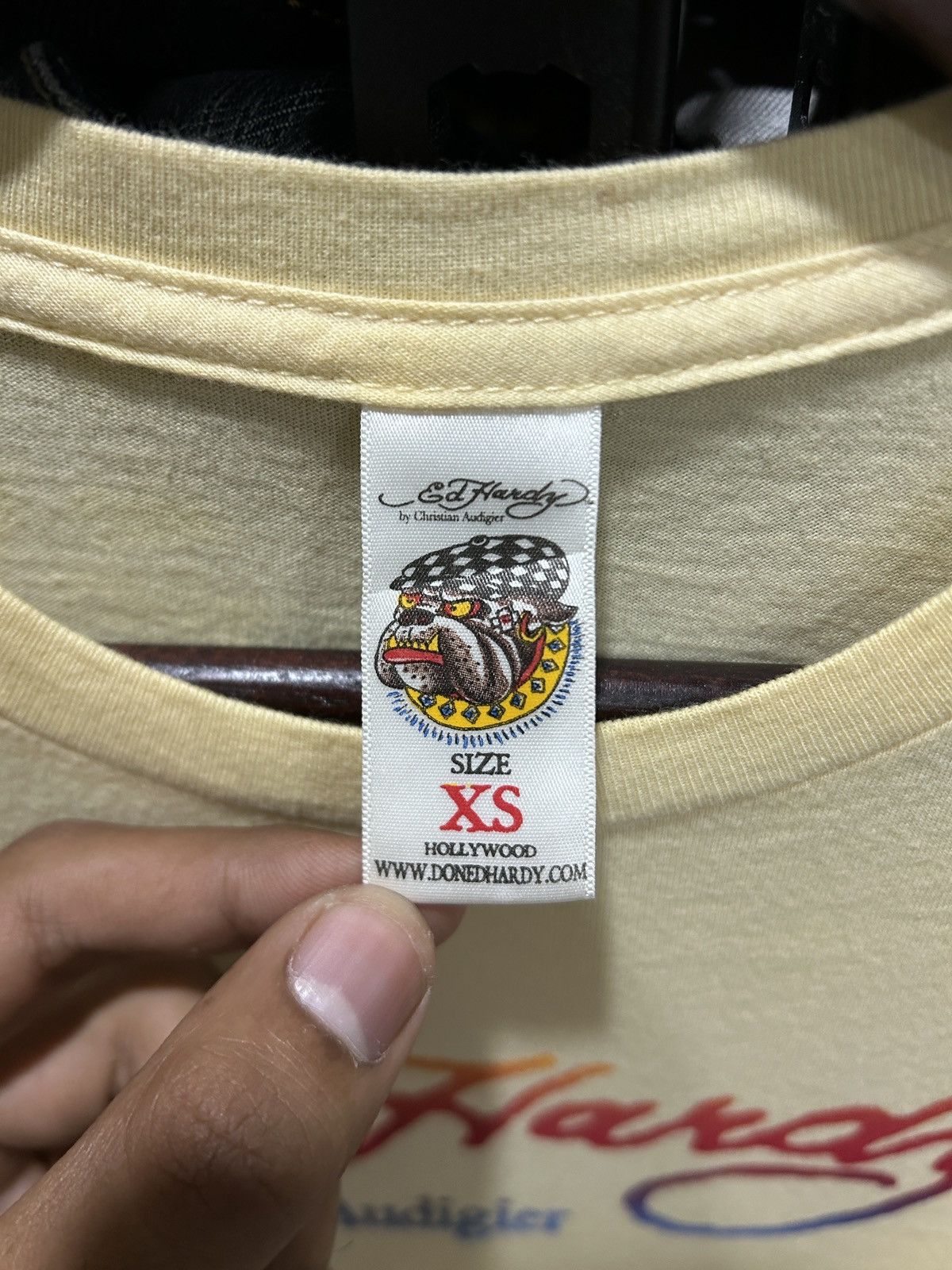 Ed Hardy y2k Ed Hardy Skull Cross Flower Vintage Tee Size XS / US 0-2 / IT 36-38 - 5 Thumbnail