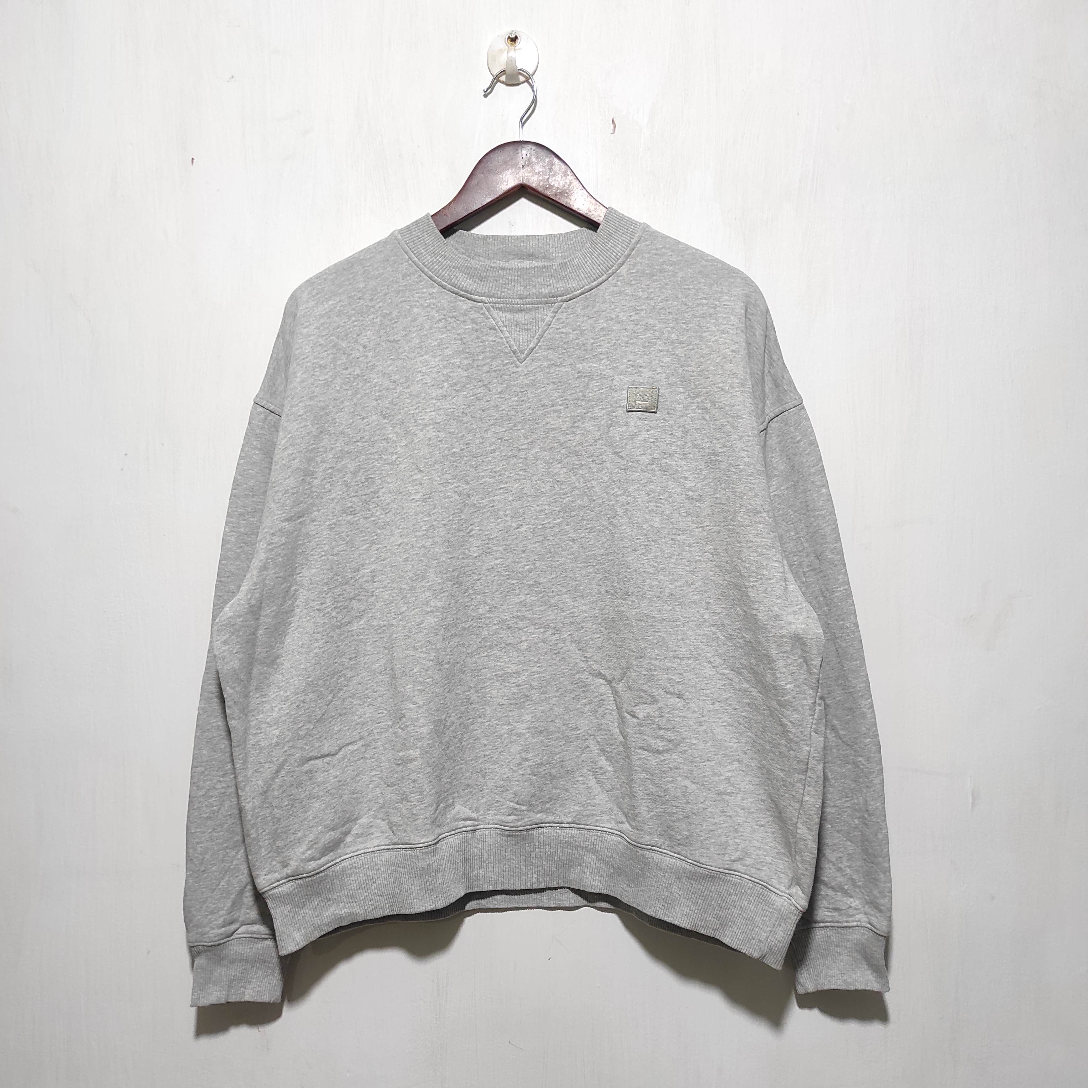 Acne Studios Acne Studio Gray Sweatshirt Face Motif Size US XS / EU 42 / 0 - 1 Thumbnail