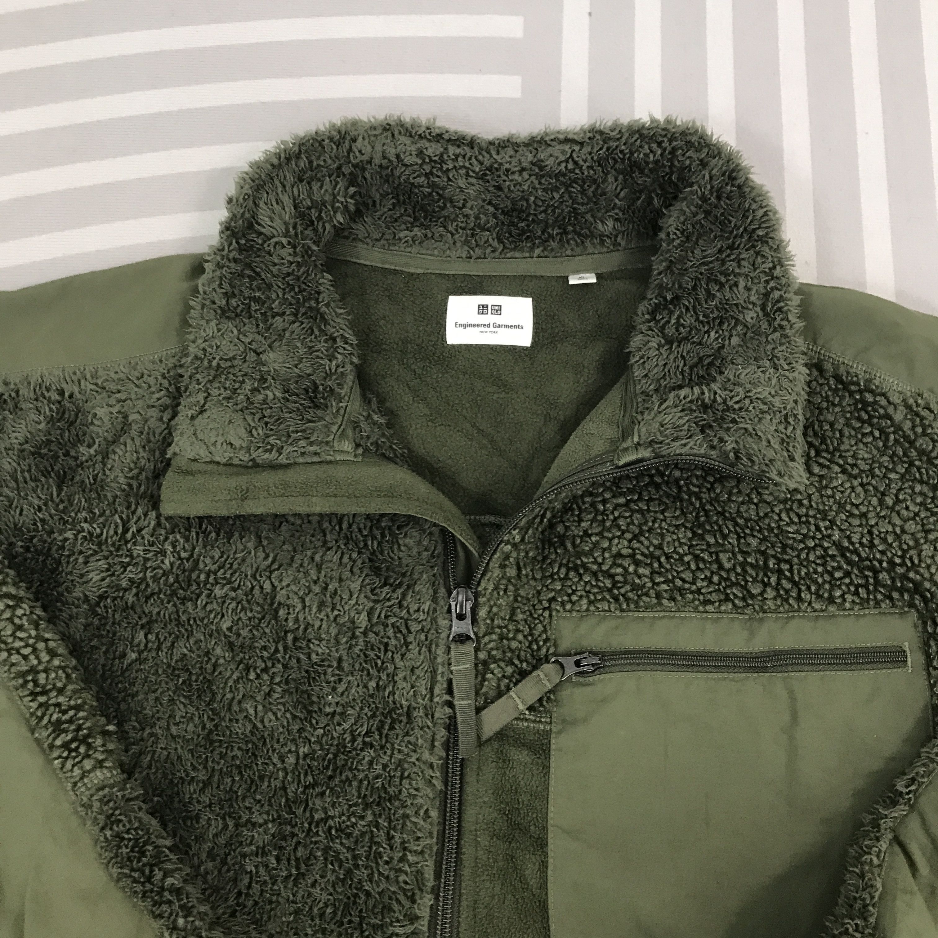 Engineered Garments × Japanese Brand × Uniqlo Vintage EngieereGarments x Uniqlo Sherpa fleece Jacket Size US XL / EU 56 / 4 - 9 Thumbnail
