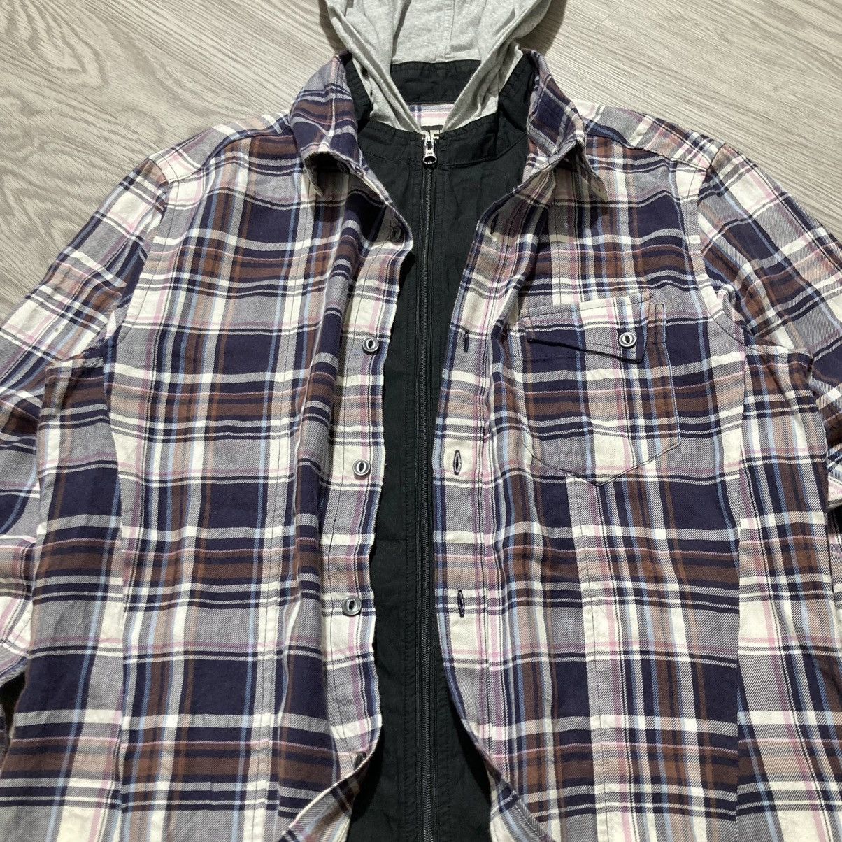 PPFM 2000s PPFM Double Layer Flanel Plaid Hoodie Lgb Punk Style Size US M / EU 48-50 / 2 - 3 Thumbnail