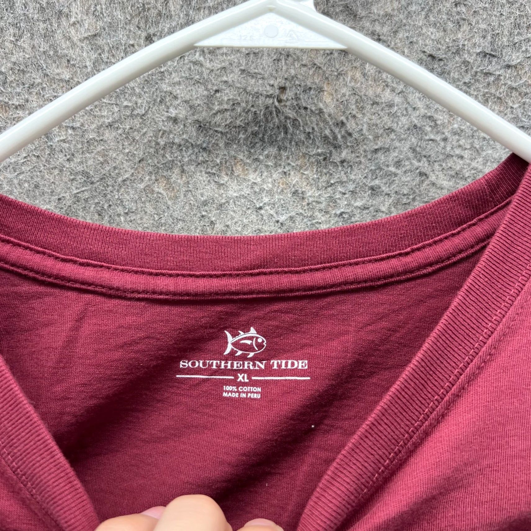Southern Tide Southern Tide Shirt Mens XL Red Long Sleeve Pocket Crew Neck Size US XL / EU 56 / 4 - 5 Thumbnail