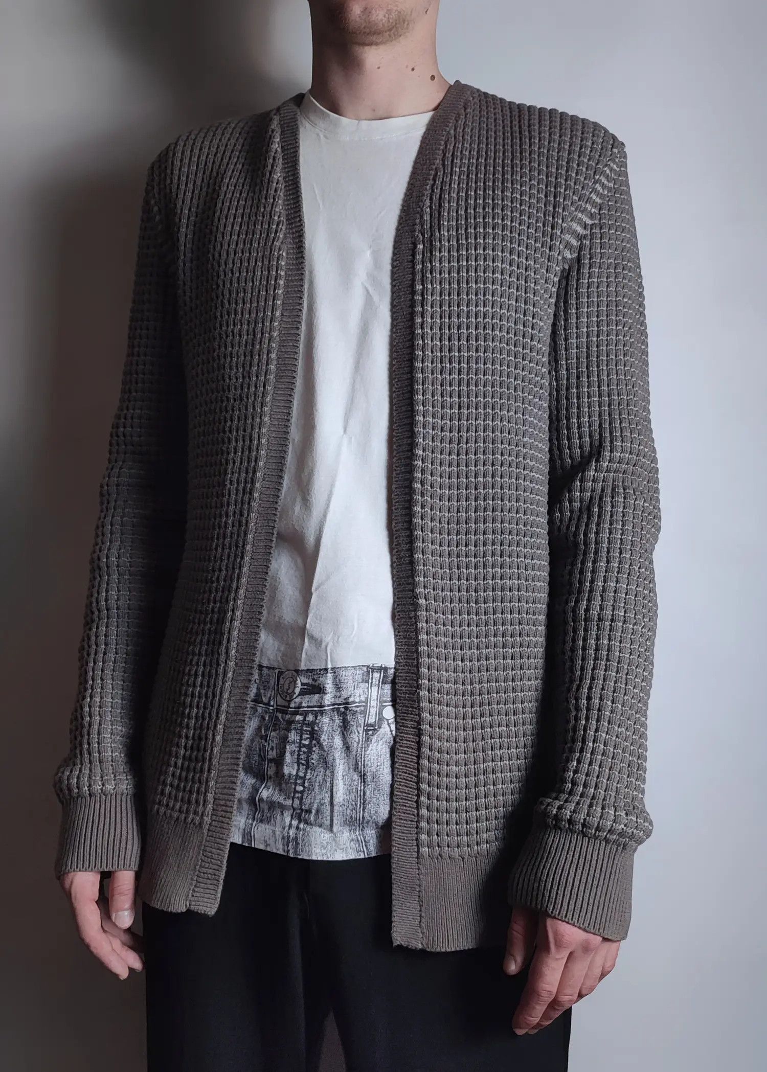 Allsaints Allsaints Open Waffle Heavy Cardigan Size US L / EU 52-54 / 3 - 2 Thumbnail
