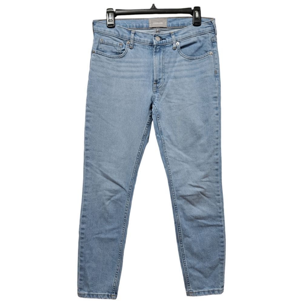 Everlane Everlane Womens Ankle Straight Jeans Cotton Blend Size 28 Li Size 28" / US 6 / IT 42 - 2 Thumbnail