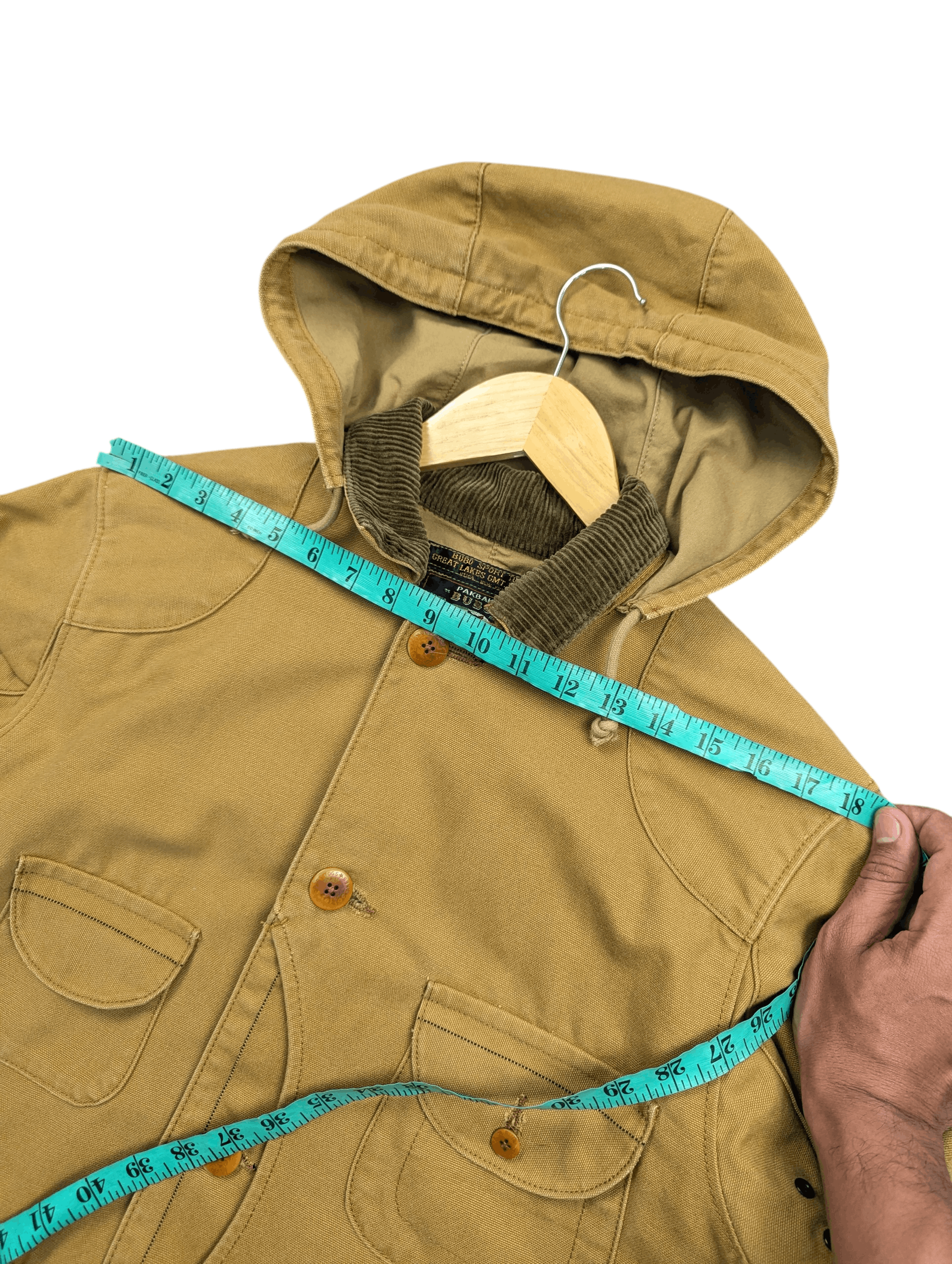 Freewheelers FREEWHEELERS & CO. "Timber Beast"Coat Yarn-Dyed Yellow Brown Size US M / EU 48-50 / 2 - 16 Thumbnail
