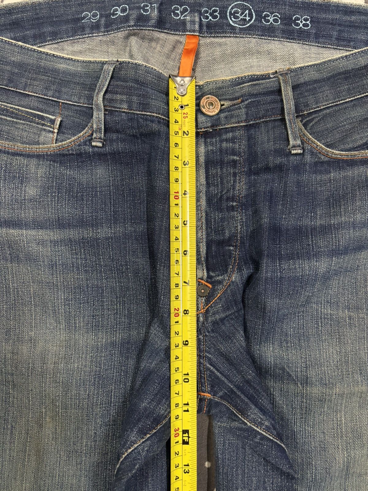 Earnest Sewn Vintage 2000s Earnest Sewn Half Selvedge Distressed Jeans Size US 35 - 18 Thumbnail