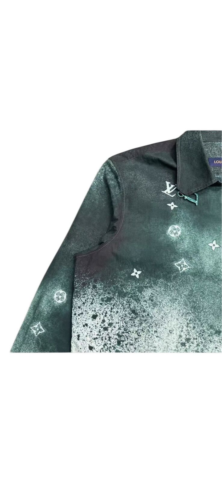 Louis Vuitton Louis Vuitton Gradient L Spray Paint Button Ups Dress Shirt Size US L / EU 52-54 / 3 - 5 Thumbnail