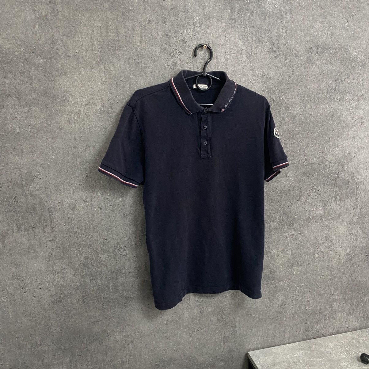 Moncler Moncler Polo T-Shirt Size US L / EU 52-54 / 3 - 3 Thumbnail