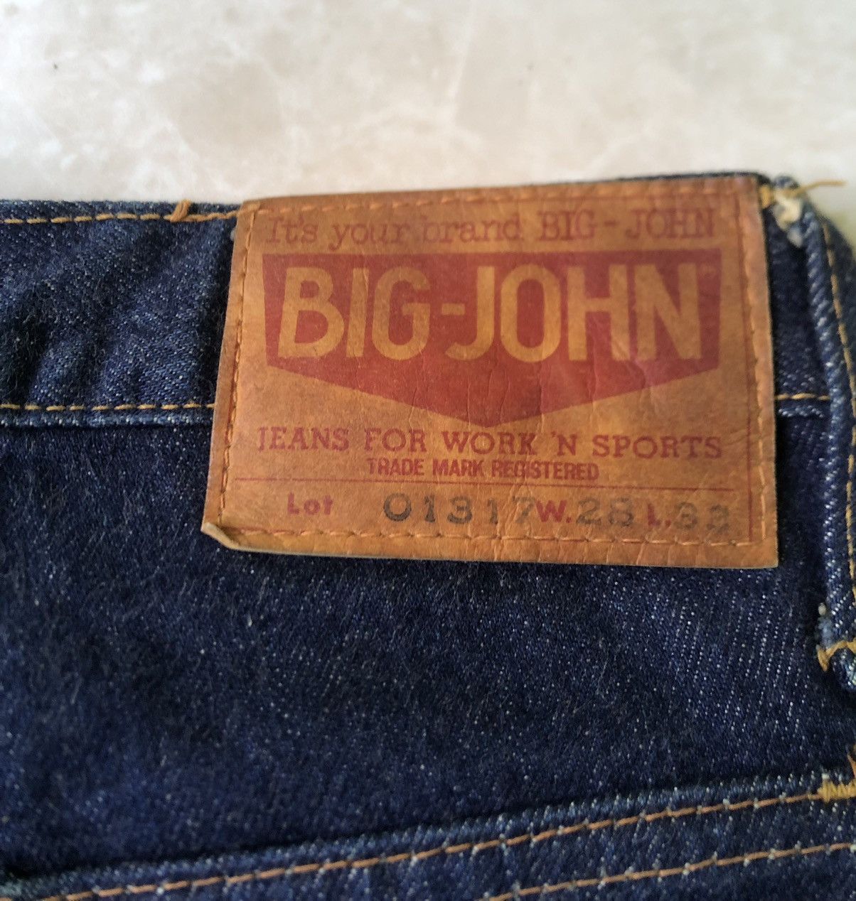 Big John × Japanese Brand × Vintage 🔥Vintage Japan BIG JOHN Bootcut Denim Size US 28 / EU 44 - 6 Thumbnail