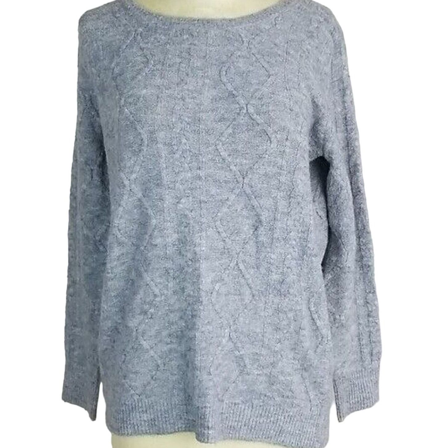 Johnny Cupcakes Cupcakes & Cashmere Sweater Cable Knit Crewneck Preppy Size S / US 4 / IT 40 - 1 Thumbnail