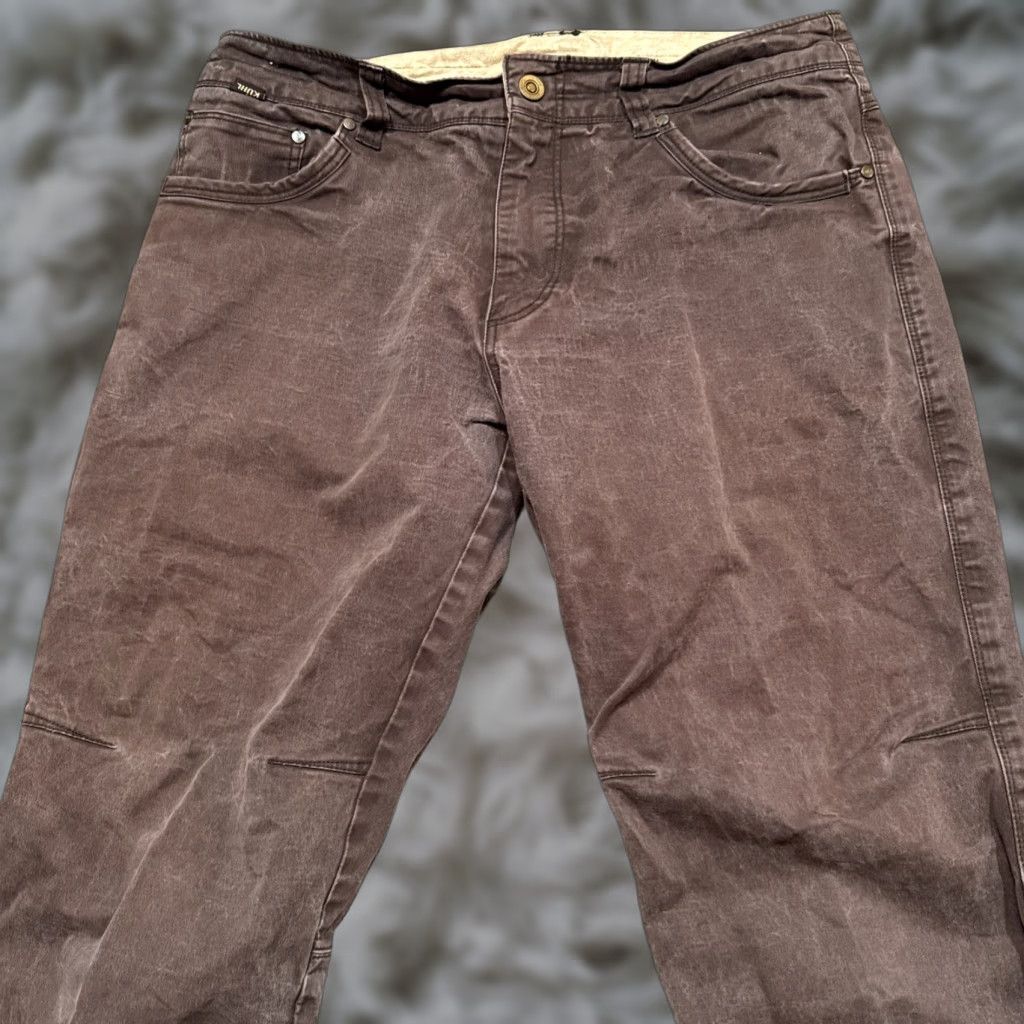 Vintage VINTAGE KÜHL Rydr Pants Mens 34x30 Brown Canvas Patina Dye Hiking Outdoors Regular Mens) Size US 34 / EU 50 - 1 Thumbnail