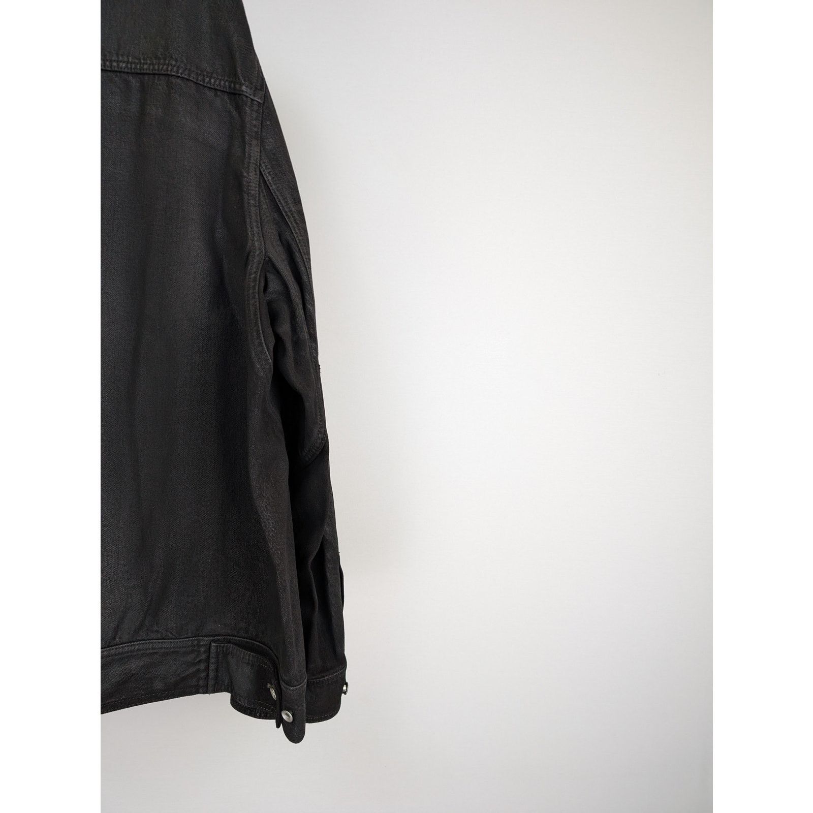 Rick Owens o1rshd1 Lido Worker Jacket in Black Wax Size US L / EU 52-54 / 3 - 10 Thumbnail