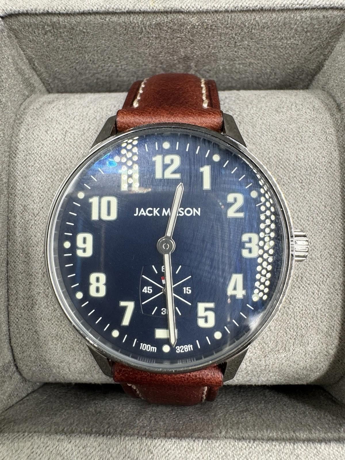 Designer SOLD OUT Jack Mason Field Sub Second Quartz 38mm brown Size ONE SIZE - 3 Thumbnail
