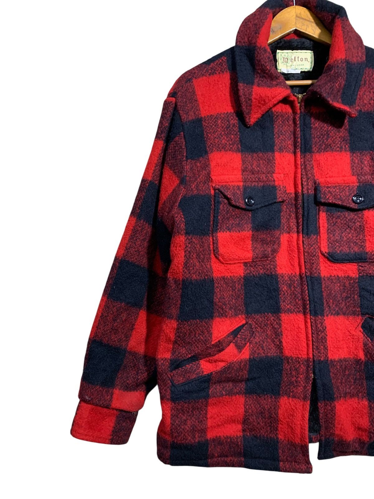 Vintage 🔥VTG MELTON USA PLAID TARTANS MACKINAW JACKETS Size US L / EU 52-54 / 3 - 2 Thumbnail