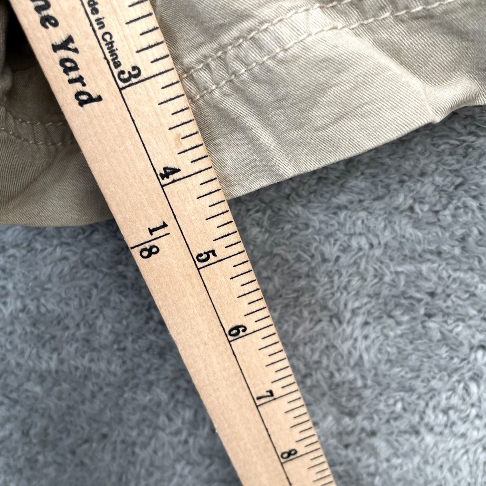 American Eagle Outfitters American Eagle Outfitters Shorts Womens 16 Beige Chino High Waisted Golf Preppy Rise High Inseam 5 in Regular Size 16 Vintage Size 38" / US 16 / IT 52 - 7 Thumbnail