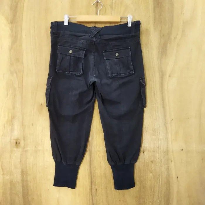 Japanese Brand WITTY PITTY CROPEP BLACK CARGO PANTS Size US 30 / EU 46 - 6 Thumbnail
