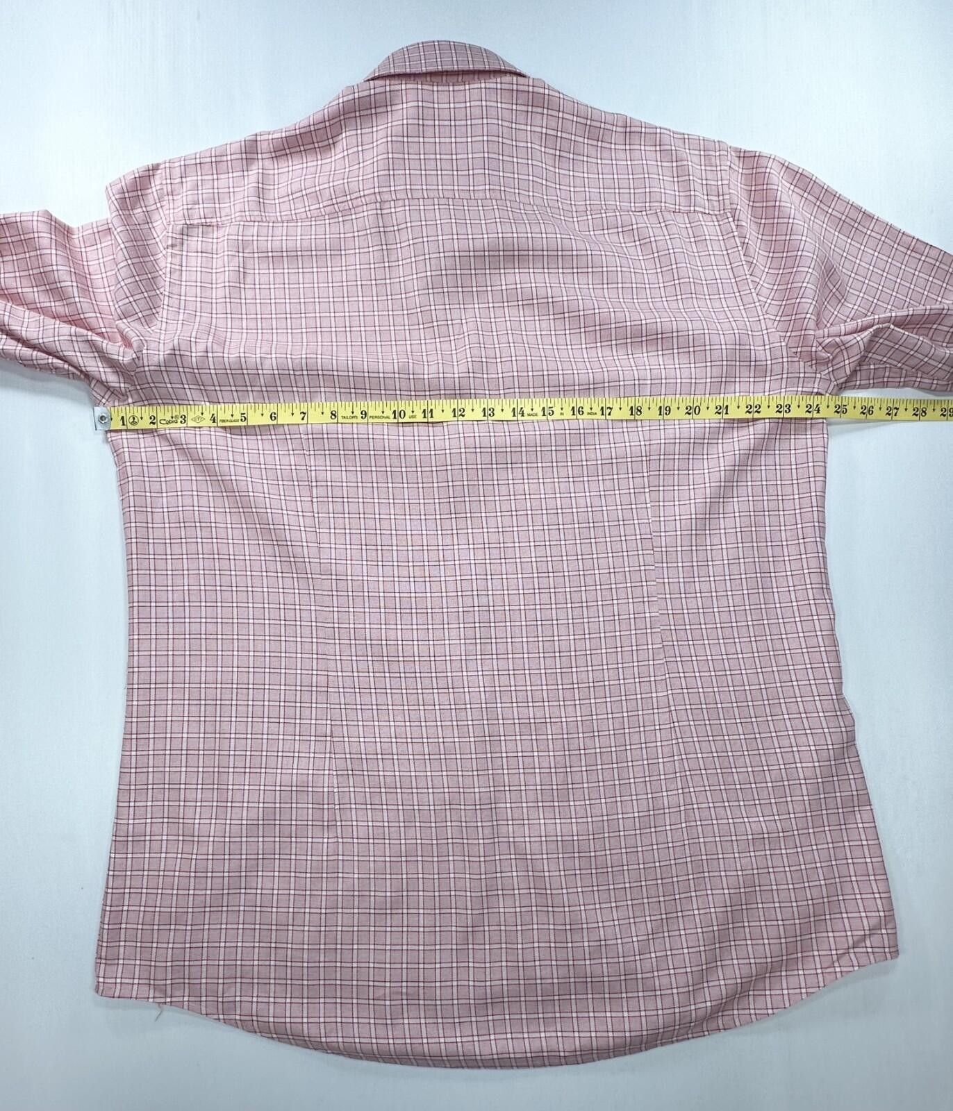 Hugo Boss Hugo Boss Slim Fit Cotton Checked Button Up Red Mens XL Size US XL / EU 56 / 4 - 4 Thumbnail