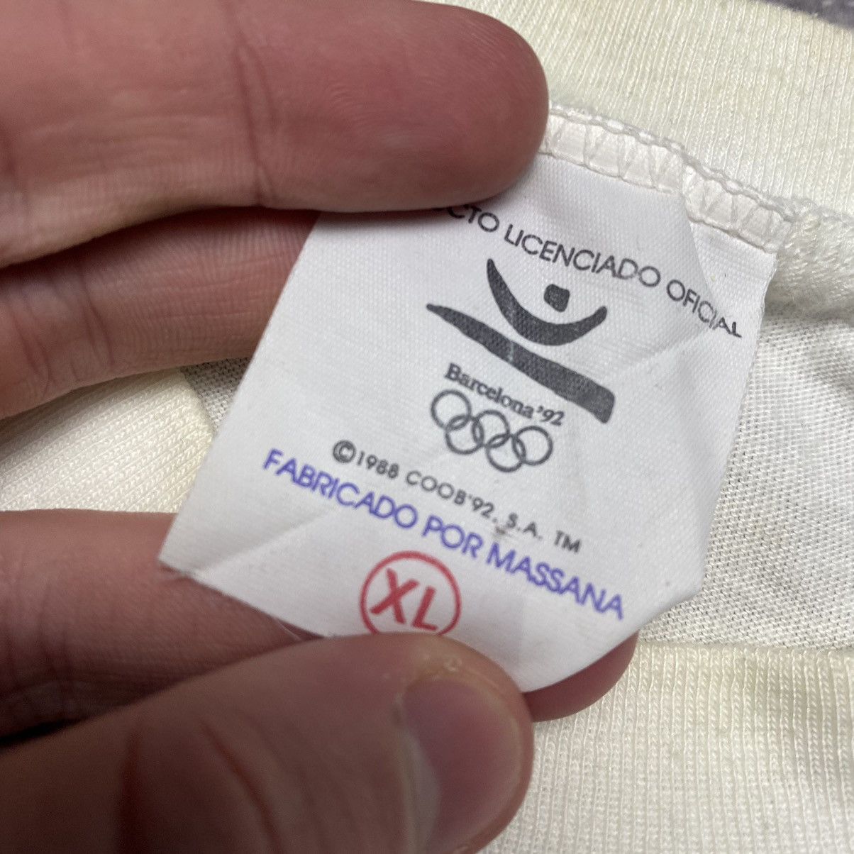 USA Olympics × Vintage Vintage 1992 Barcelona Olympic Games Big logo rare tee Size US XL / EU 56 / 4 - 8 Thumbnail