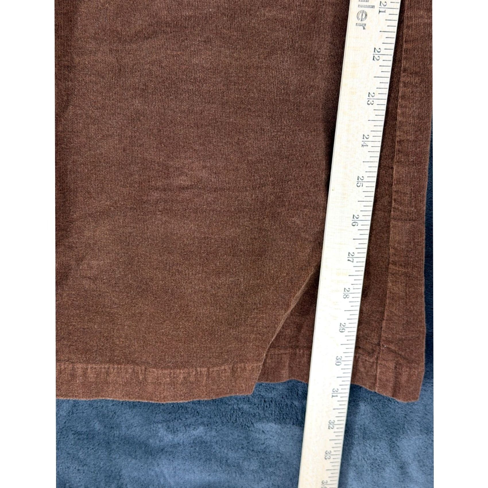 Paige Paige Dark Argan Brown Corduroy Flare Jeans High Rise Womens 31 Jeans Size 24" / US 00 / IT 34 - 4 Thumbnail