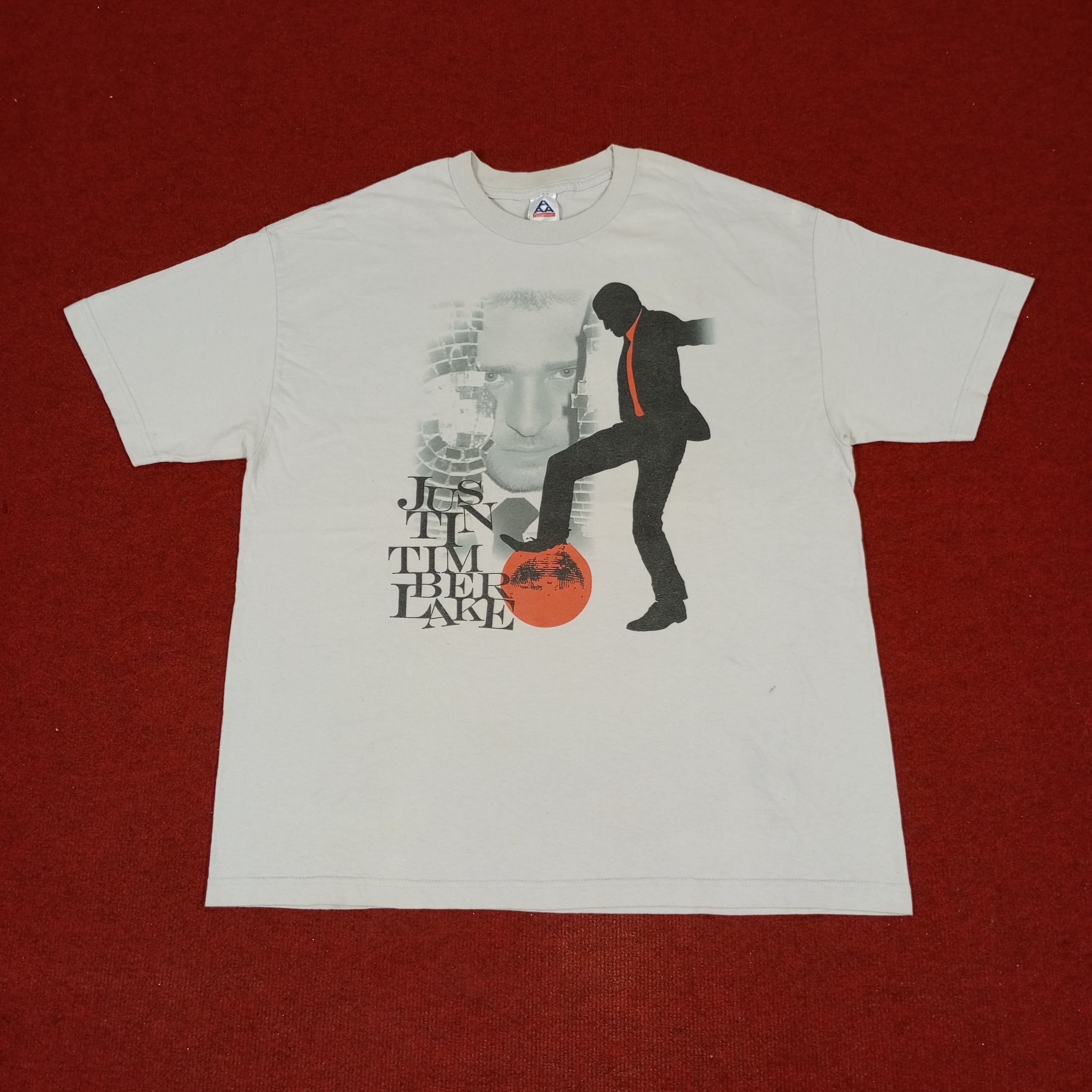 Band Tees × Vintage Justin Timberlake Singer Tour Vintage Tshirt Size US XL / EU 56 / 4 - 1 Thumbnail