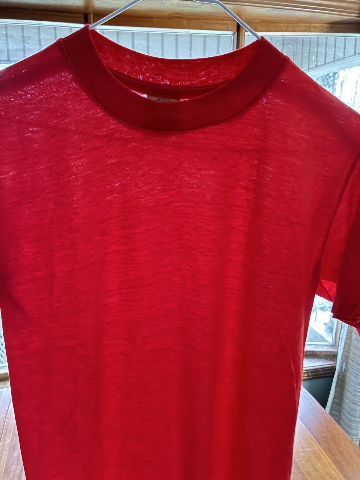 Vintage Vintage 80s blank red tee never worn Size US S / EU 44-46 / 1 - 4 Thumbnail