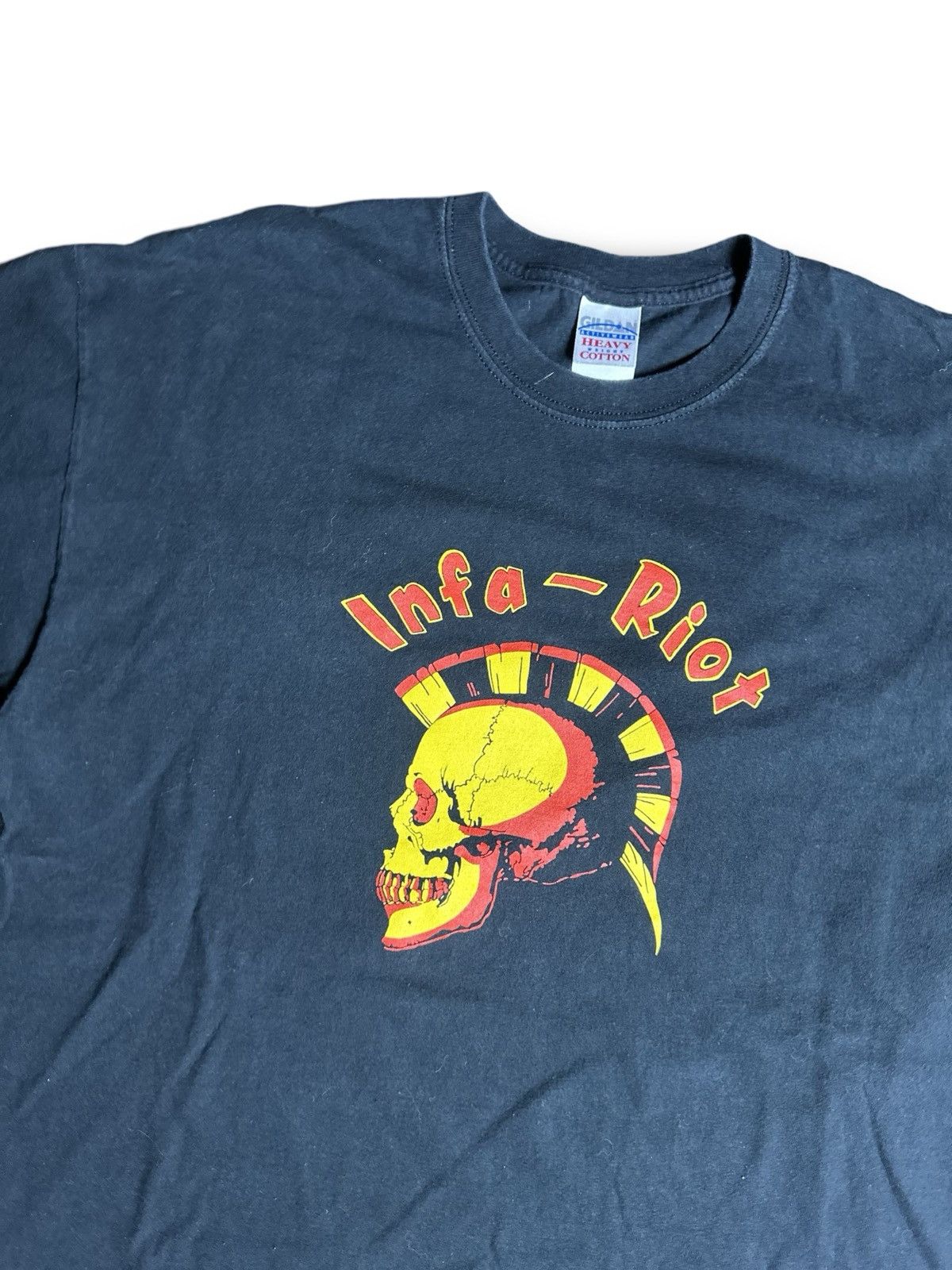 Japanese Brand × Vintage 90s Infra-Riot Band T-Shirt Size US XL / EU 56 / 4 - 2 Thumbnail