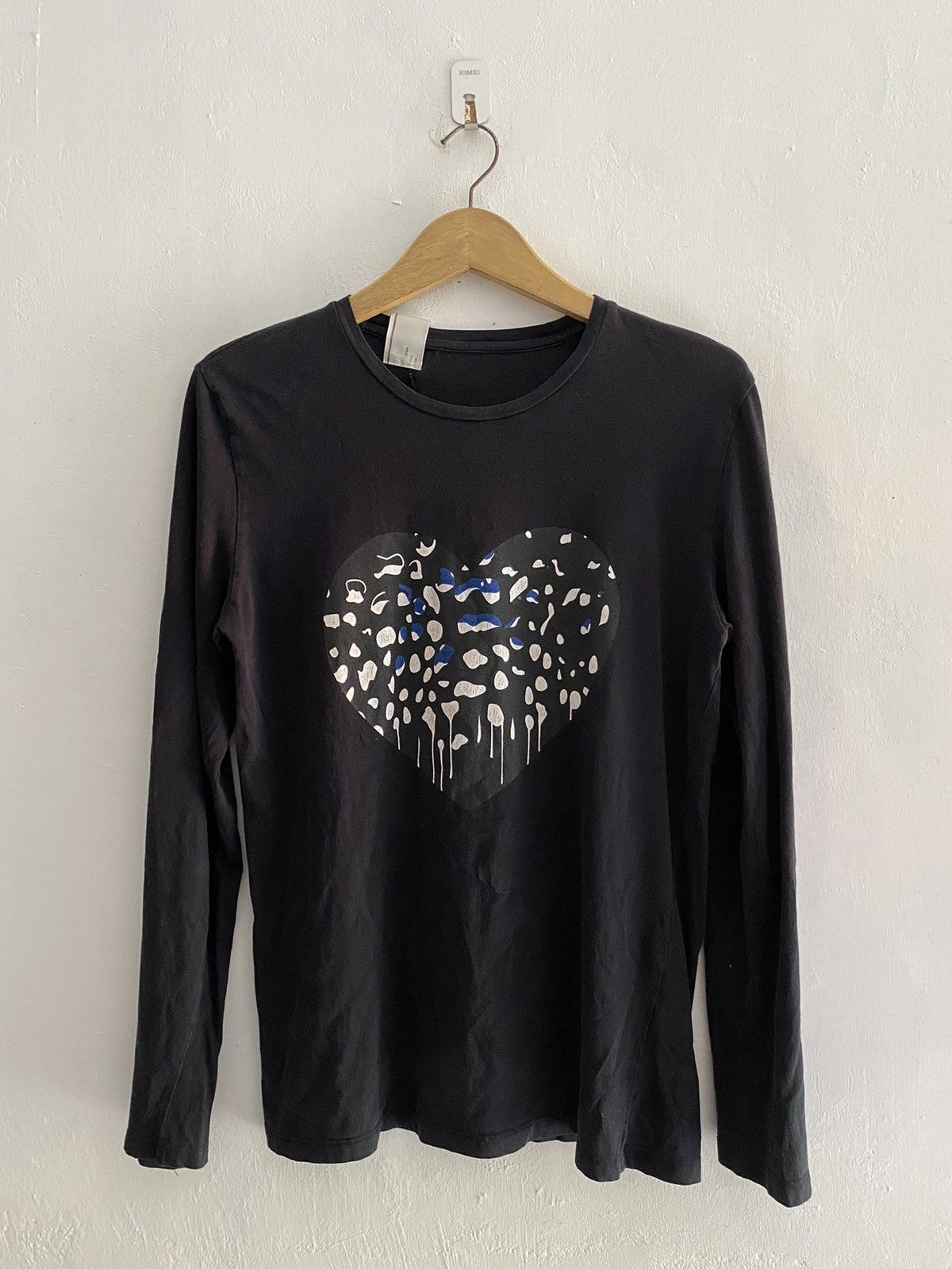 If Six Was Nine × Japanese Brand × Le Grande Bleu (L.G.B.) Codes combine heart longsleeve tshirt Size US M / EU 48-50 / 2 - 1 Thumbnail
