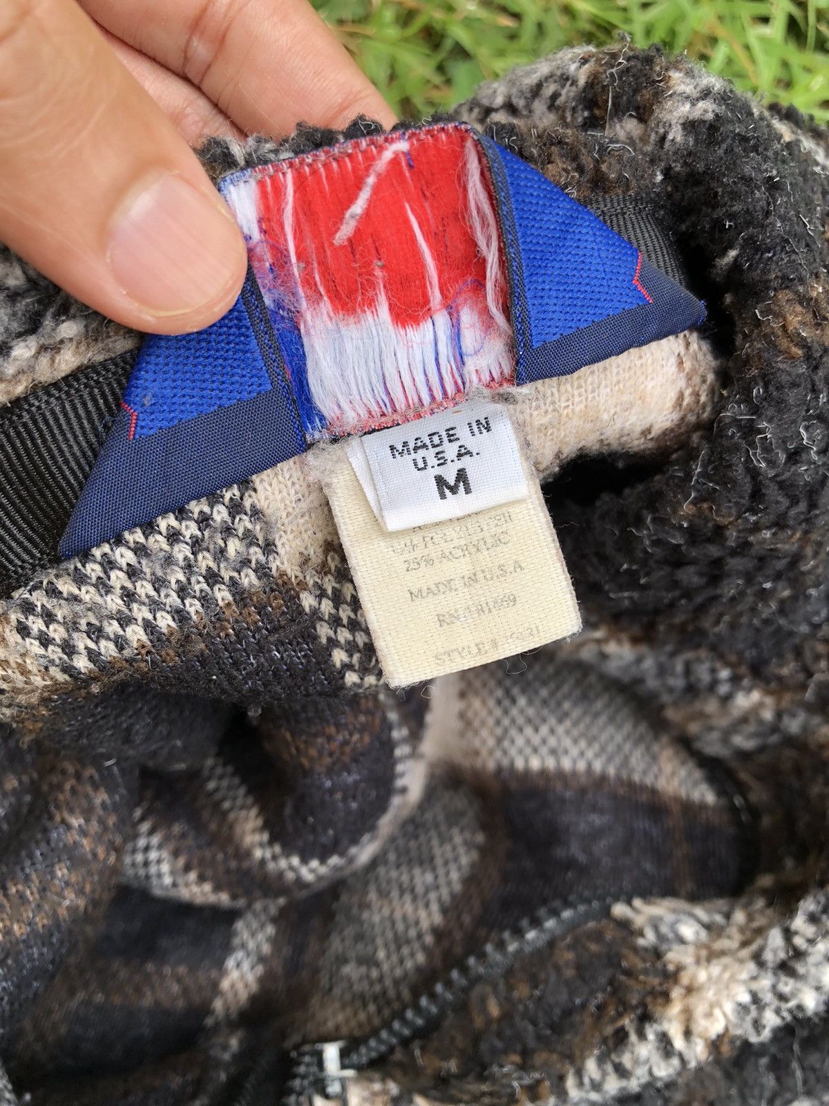 Penfield × Vintage Vintage PENFIELD Fleece Jacket Checkered Design Size US M / EU 48-50 / 2 - 5 Thumbnail