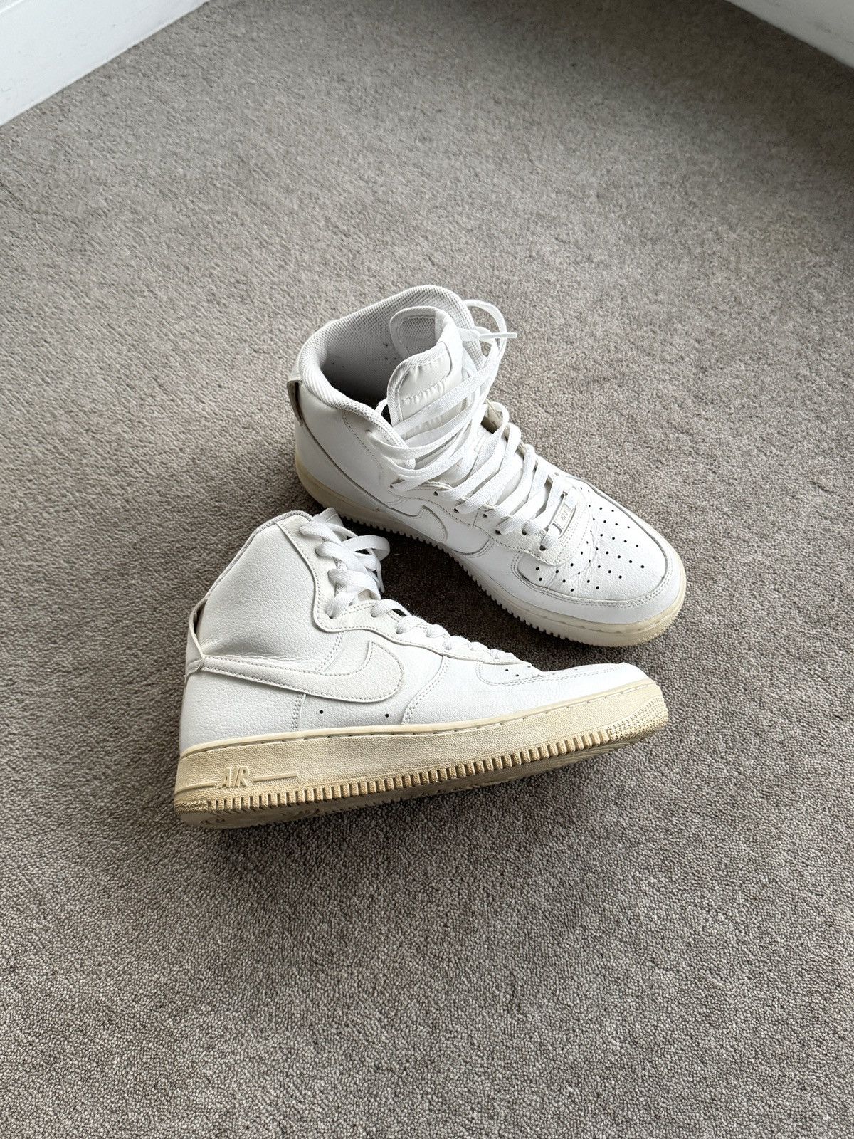 Nike Nike Air Force 1 High Triple White 2014 Size US 8 / EU 41 - 7 Thumbnail