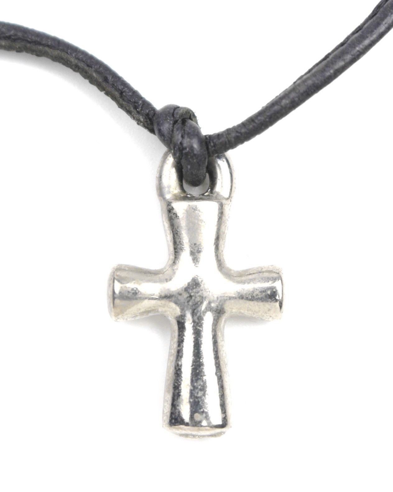 If Six Was Nine 2000S JAPANESE MADE MINI SILVER TONE CROSS NECKLACE Size ONE SIZE - 1 Thumbnail