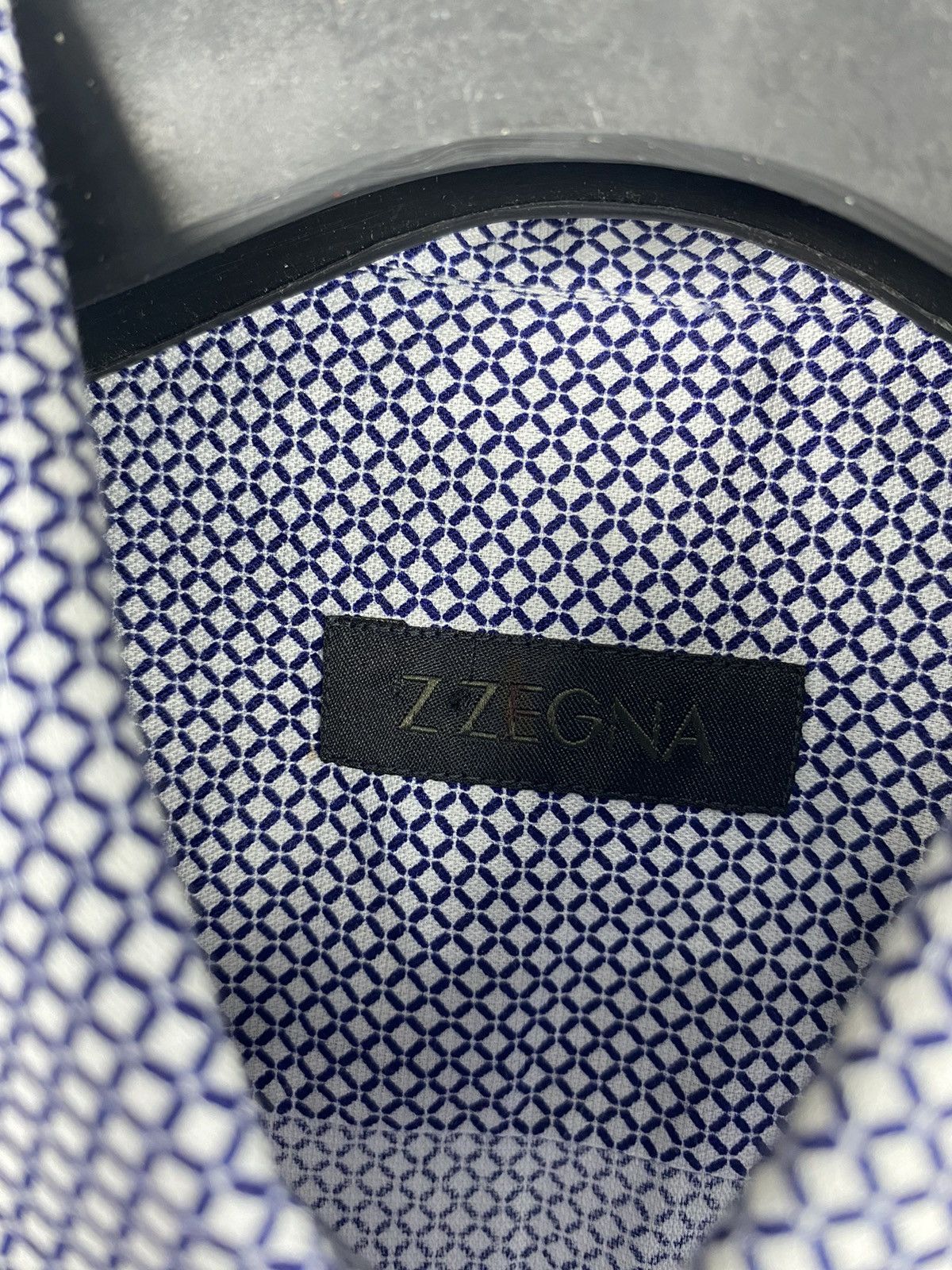 Z Zegna Z Zegna Shirt Button Up Graphic Printed size 39 15 1/2 Size US M / EU 48-50 / 2 - 4 Thumbnail