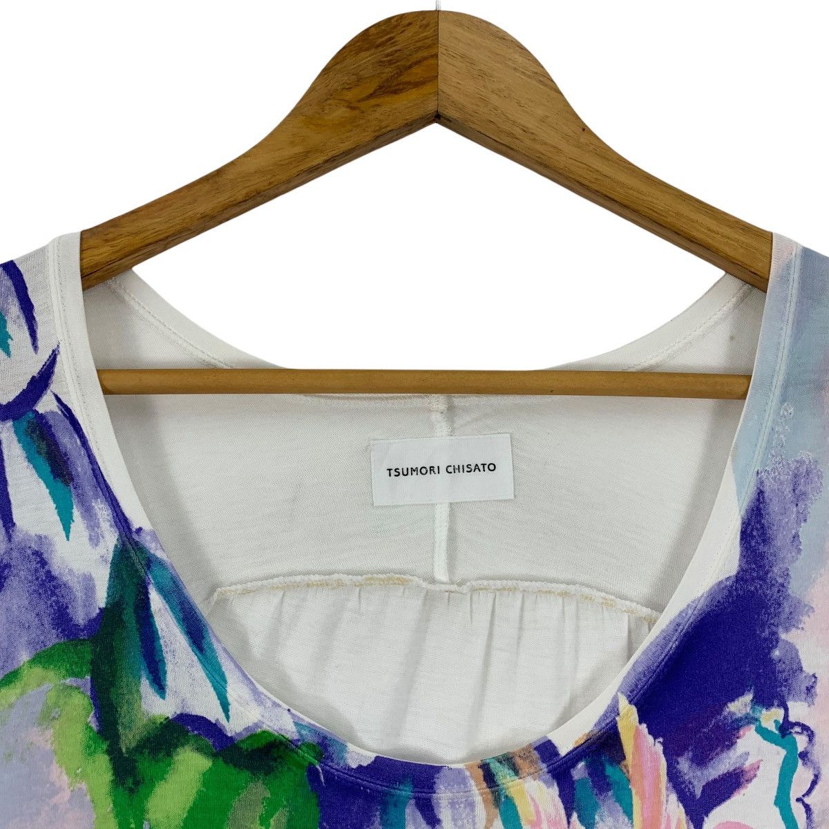 Issey Miyake × Japanese Brand TSUMORI CHISATO art Printed womens tee Size M / US 6-8 / IT 42-44 - 5 Thumbnail